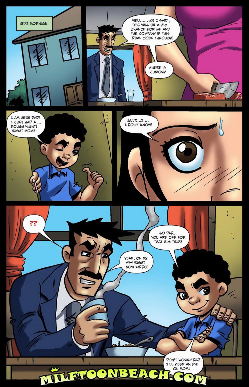 Night With Mom [MILFToon] - Chapter 1 — Page 10