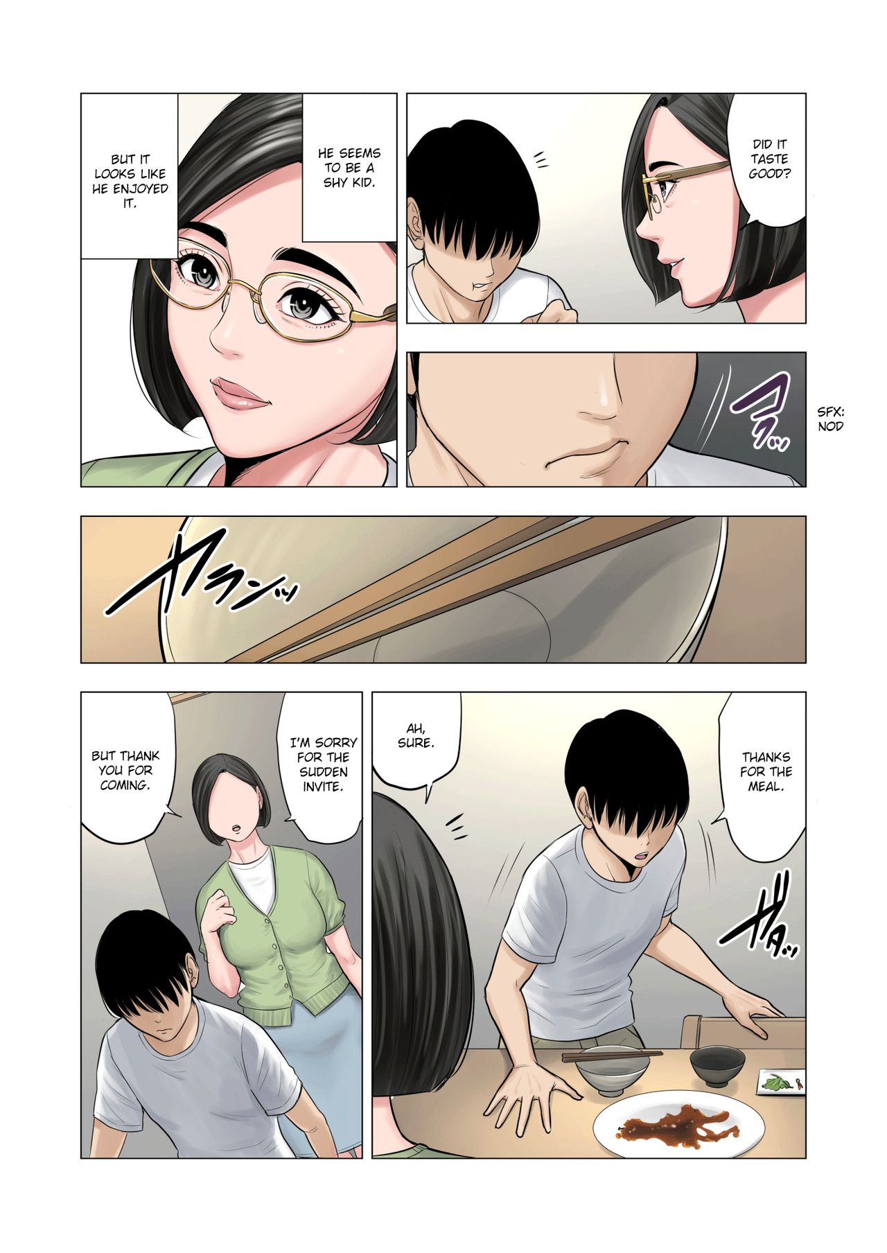 Neighbor Adultery ~ A Warped Relationship Between Housewife and Schoolboy [Tamagou] - Chapter 1 — Page 10