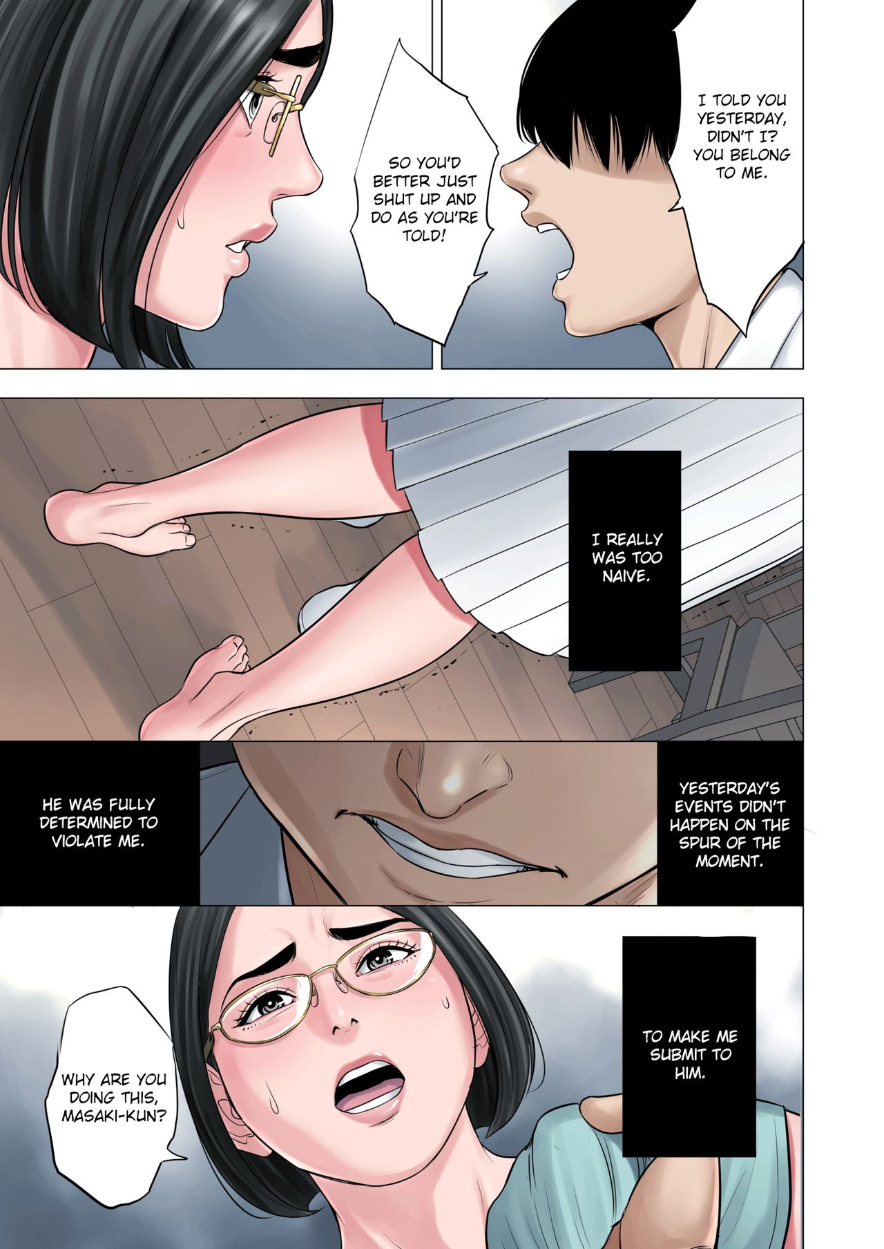 Neighbor Adultery ~ A Warped Relationship Between Housewife and Schoolboy [Tamagou] - Chapter 1 — Page 28