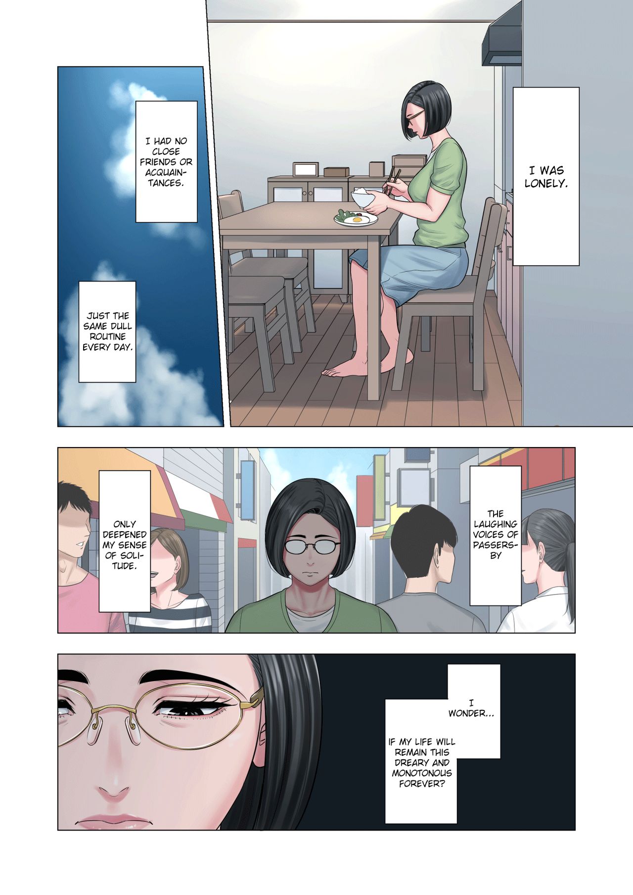 Neighbor Adultery ~ A Warped Relationship Between Housewife and Schoolboy [Tamagou] - Chapter 1 — Page 5