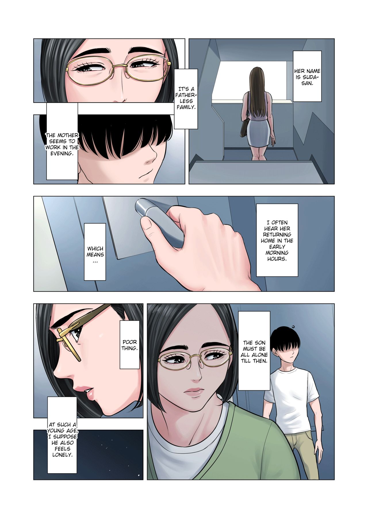 Neighbor Adultery ~ A Warped Relationship Between Housewife and Schoolboy [Tamagou] - Chapter 1 — Page 7