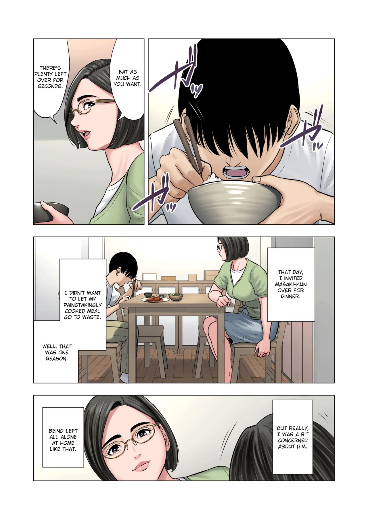 Neighbor Adultery ~ A Warped Relationship Between Housewife and Schoolboy [Tamagou] - Chapter 1 — Page 9