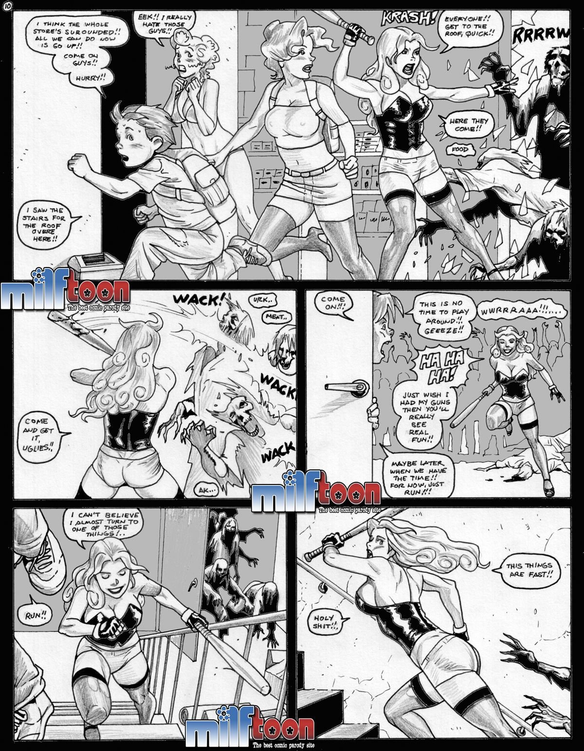 Contains Virus Zombies [MILFToon] - Chapter 1 — Page 10