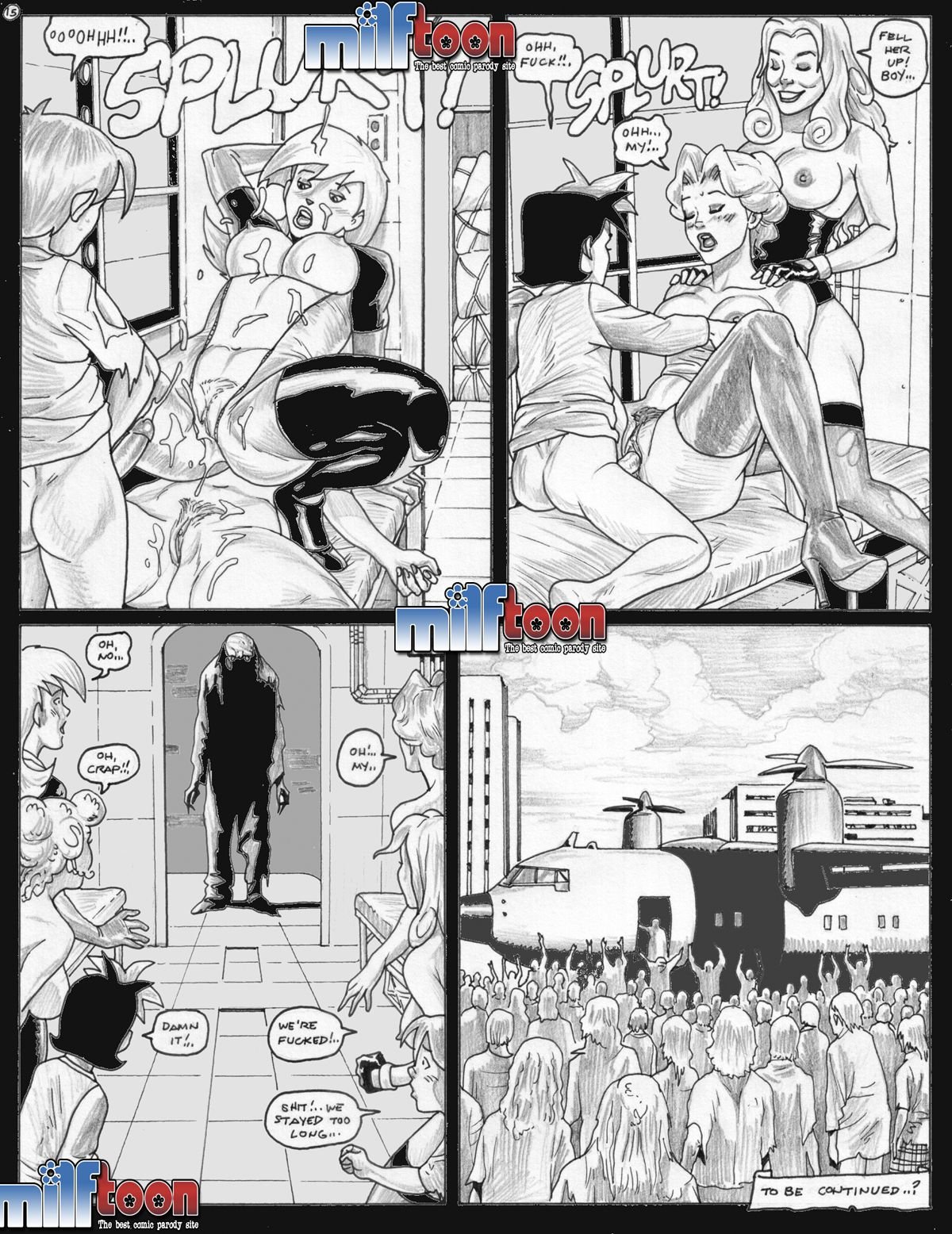 Contains Virus Zombies [MILFToon] - Chapter 1 — Page 15