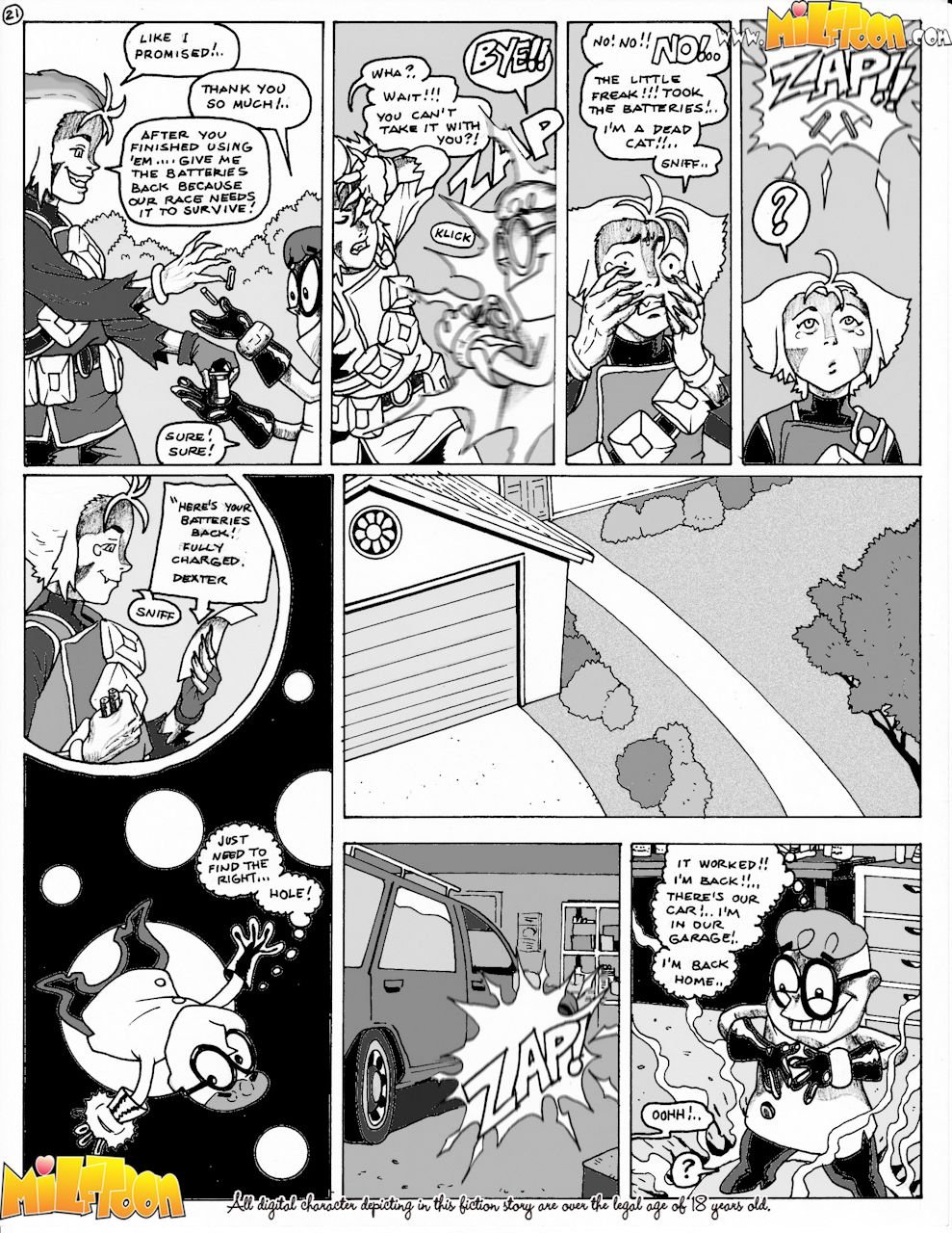 Dixter’s Fap (Dexter’s Laboratory) [MILFToon] - Chapter 2 — Page 21