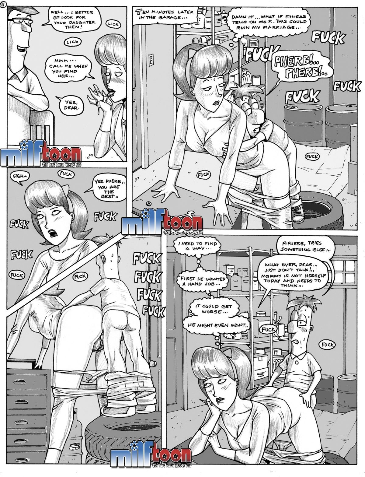 F.F (Phineas and Ferb) [MILFToon] - Chapter 1 — Page 11