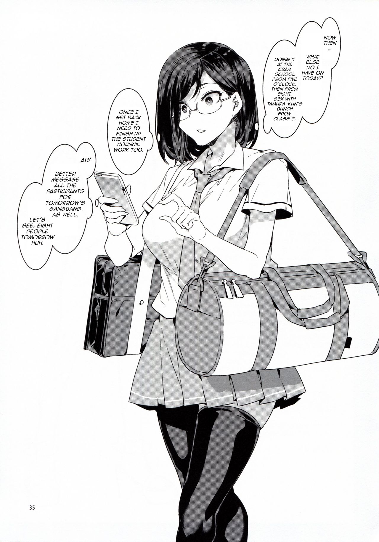 Naomi Kaede is a Serious Slut [Mizuryu Kei] - Chapter 1 — Page 34