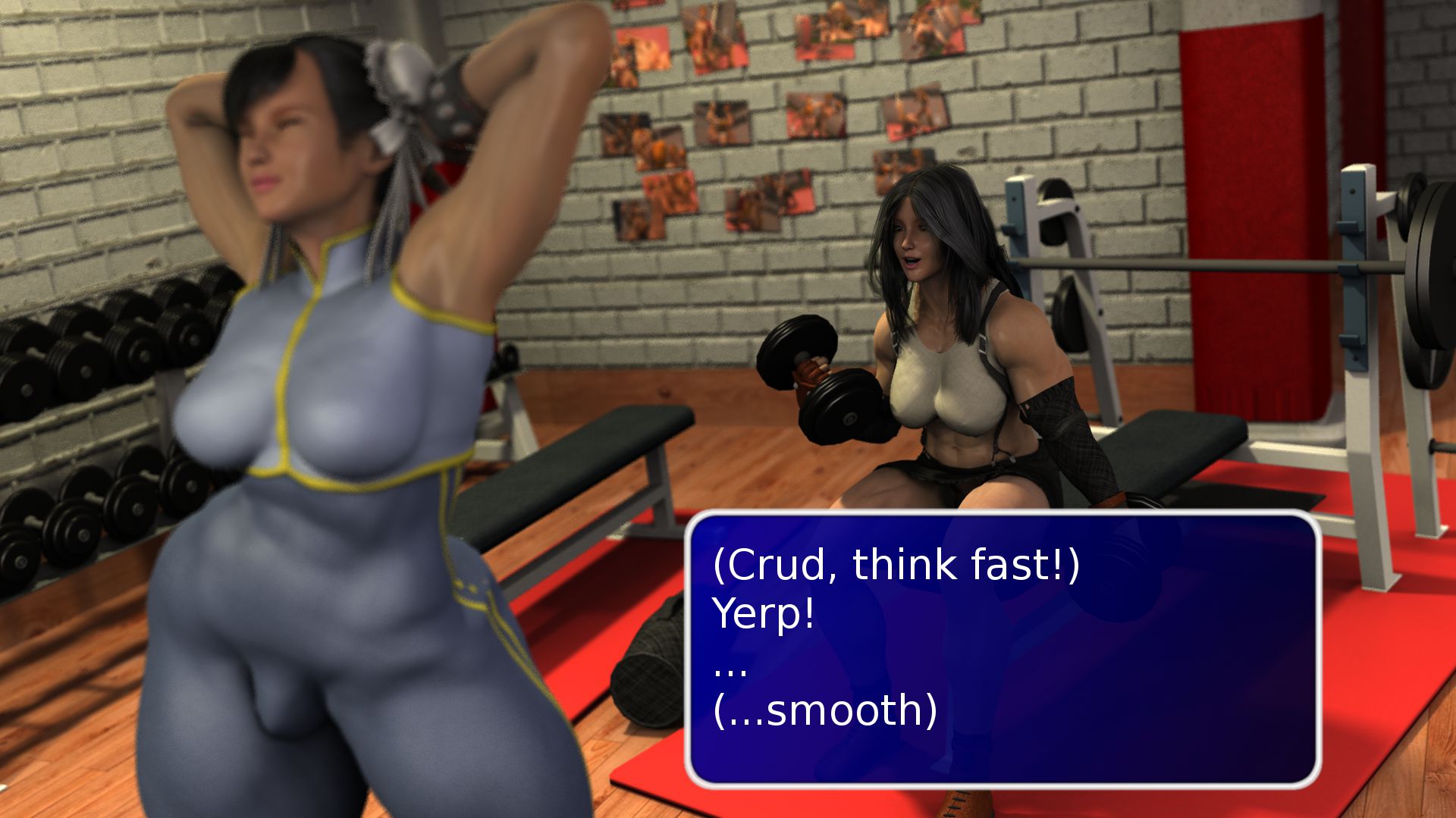 Arm Day VS Leg Day [SquarePeg3D] - Chapter 1 — Page 5