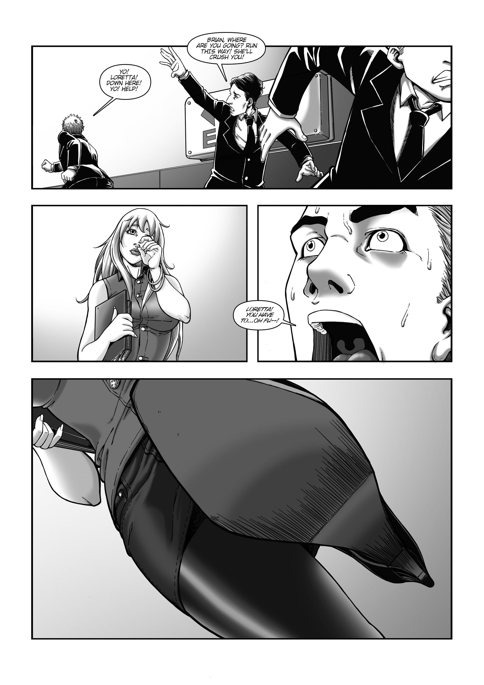 A Secretary’s Tale [Giantess Fan] - Chapter 1 — Page 10