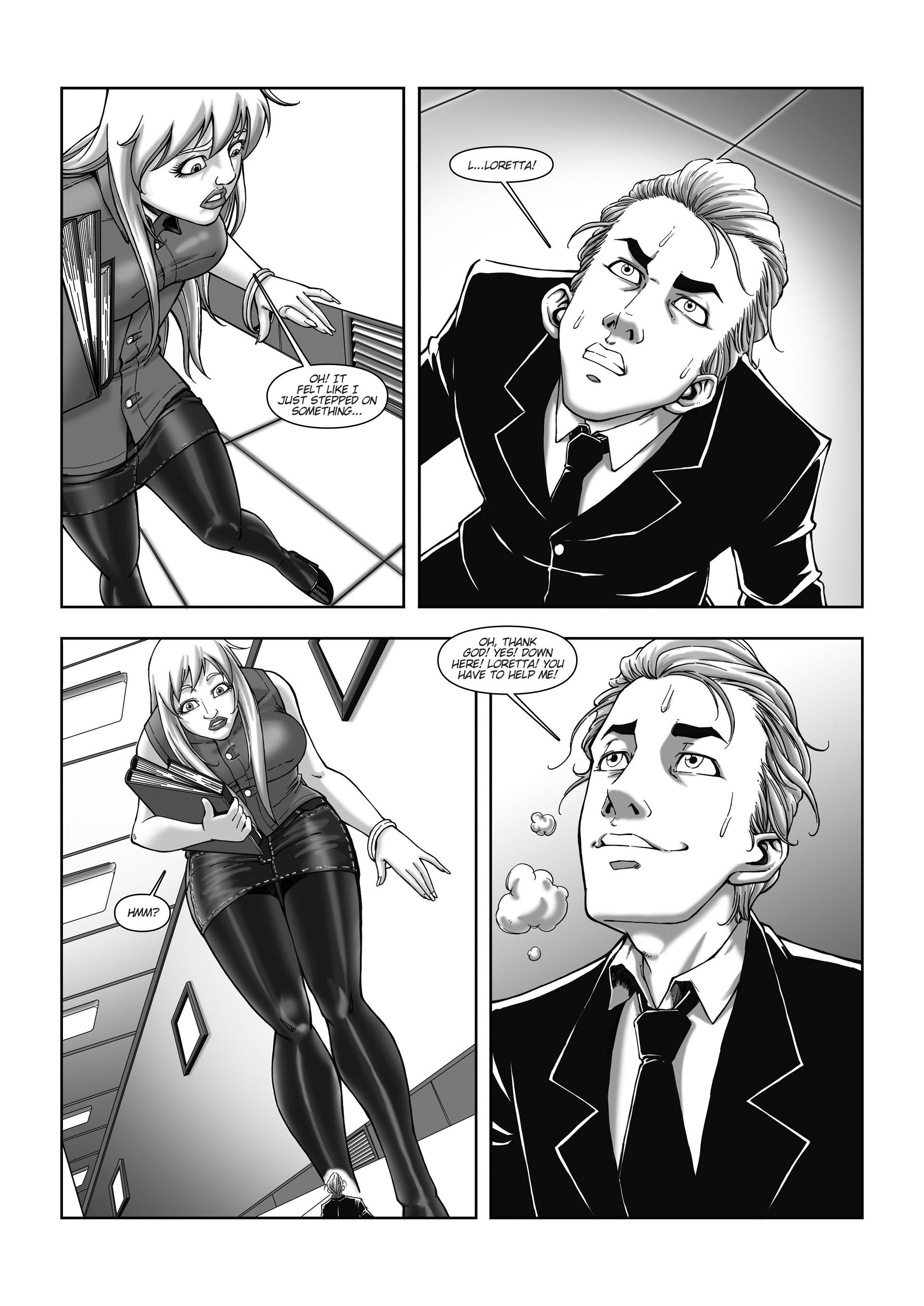 A Secretary’s Tale [Giantess Fan] - Chapter 1 — Page 12