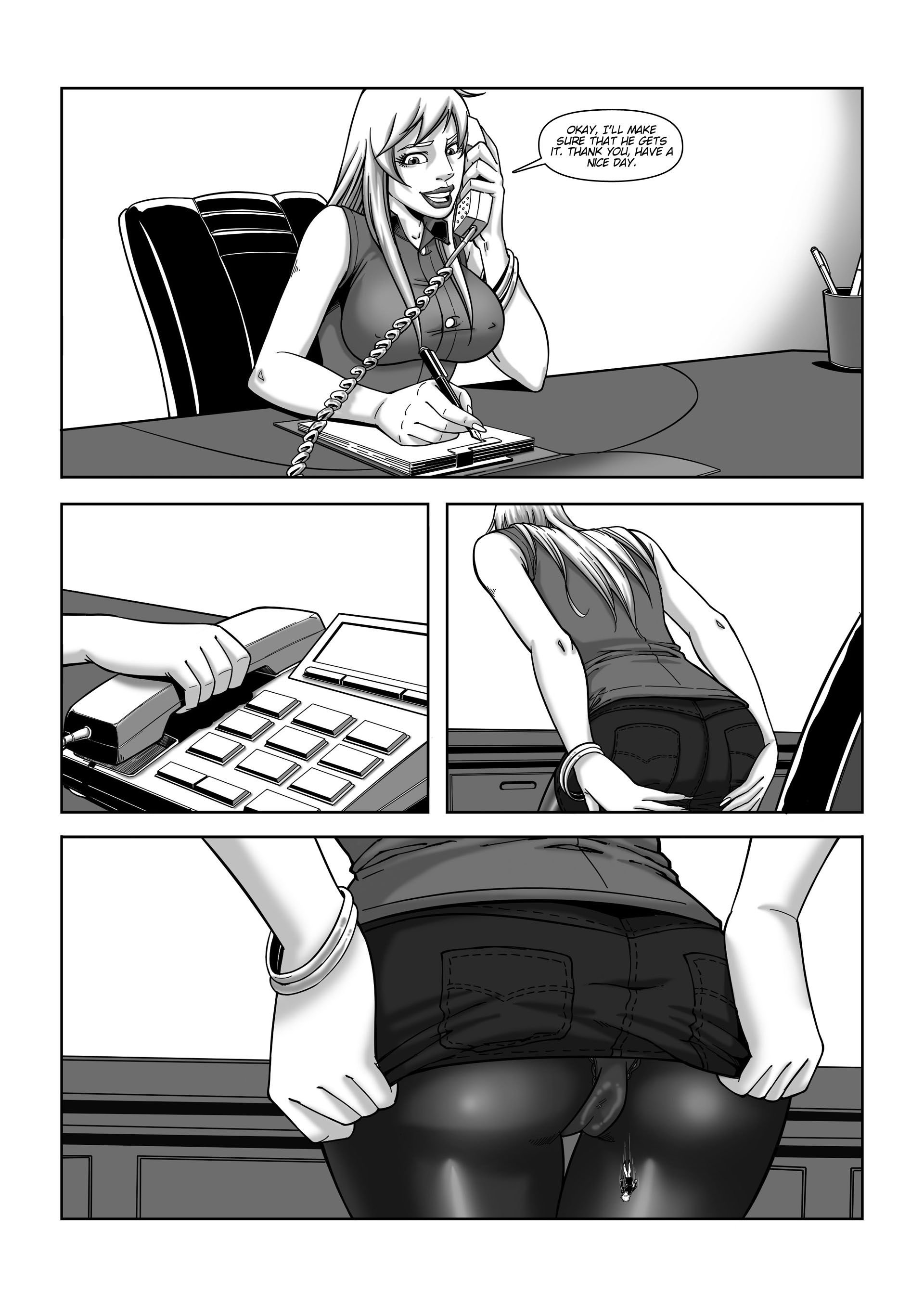 A Secretary’s Tale [Giantess Fan] - Chapter 1 — Page 23