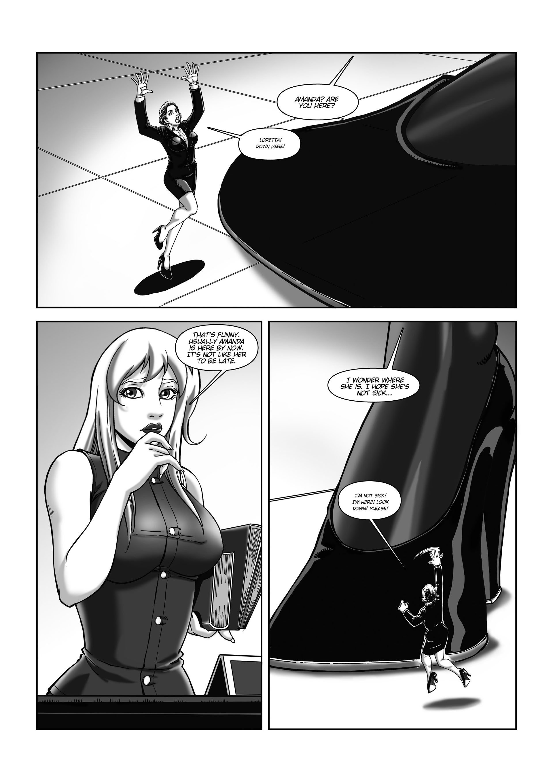 A Secretary’s Tale [Giantess Fan] - Chapter 1 — Page 7