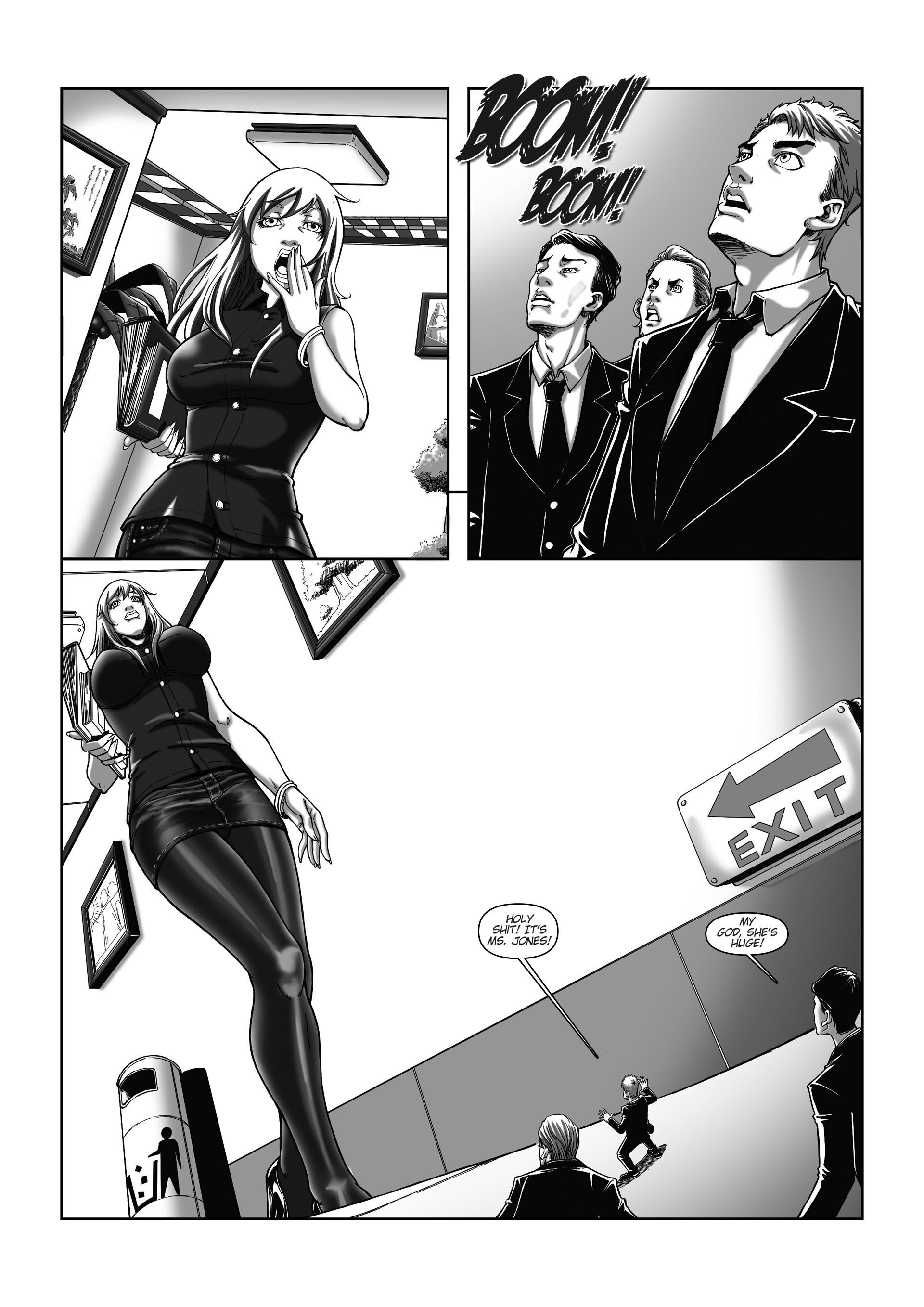 A Secretary’s Tale [Giantess Fan] - Chapter 1 — Page 9