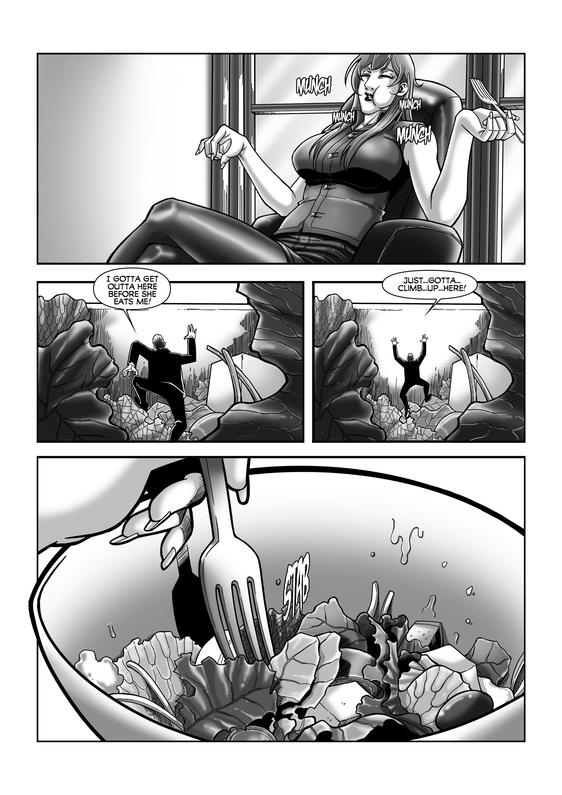 A Secretary’s Tale [Giantess Fan] - Chapter 3 — Page 12