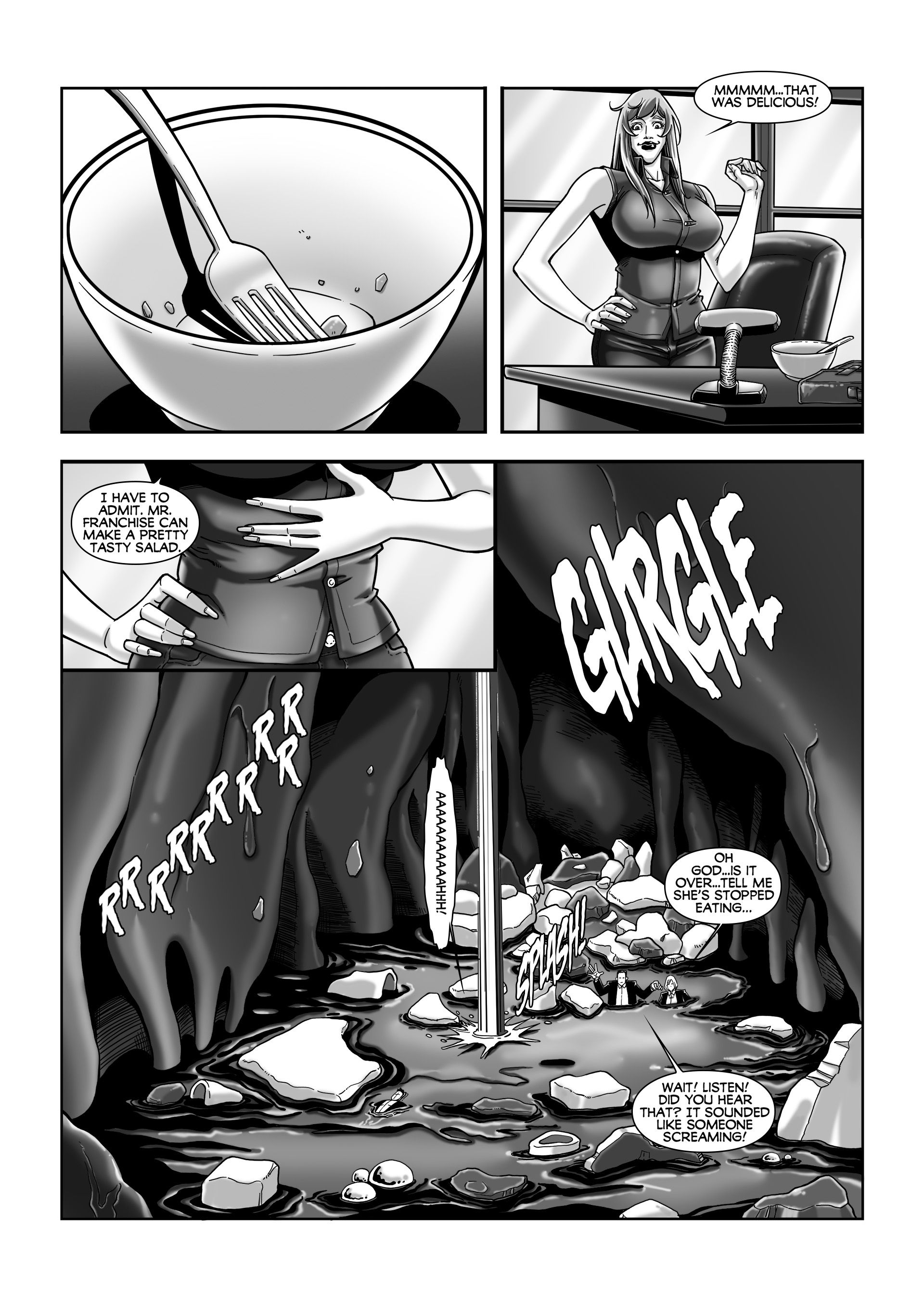 A Secretary’s Tale [Giantess Fan] - Chapter 3 — Page 17