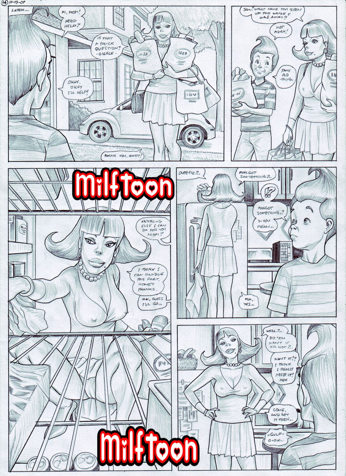 Jimmy Naitron (The Adventures of Jimmy Neutron: Boy Genius) [MILFToon] - Chapter 1 — Page 15