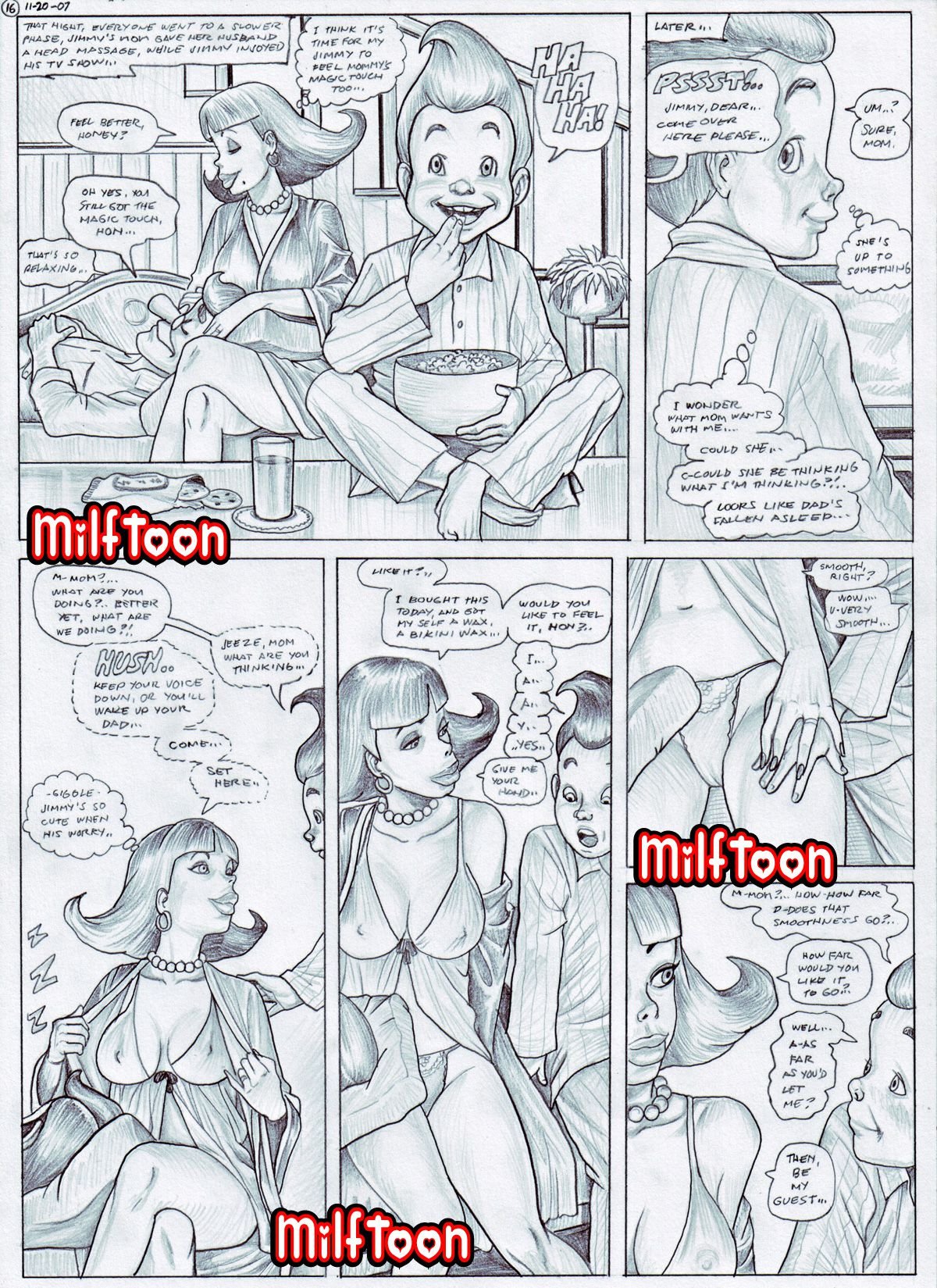 Jimmy Naitron (The Adventures of Jimmy Neutron: Boy Genius) [MILFToon] - Chapter 1 — Page 17