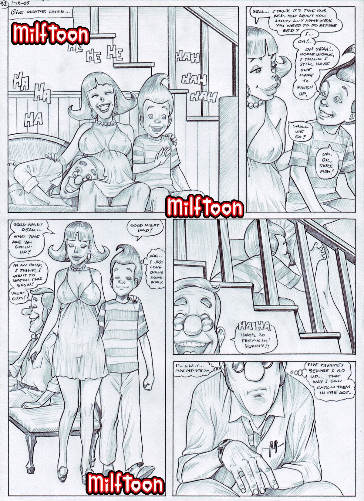 Jimmy Naitron (The Adventures of Jimmy Neutron: Boy Genius) [MILFToon] - Chapter 1 — Page 33