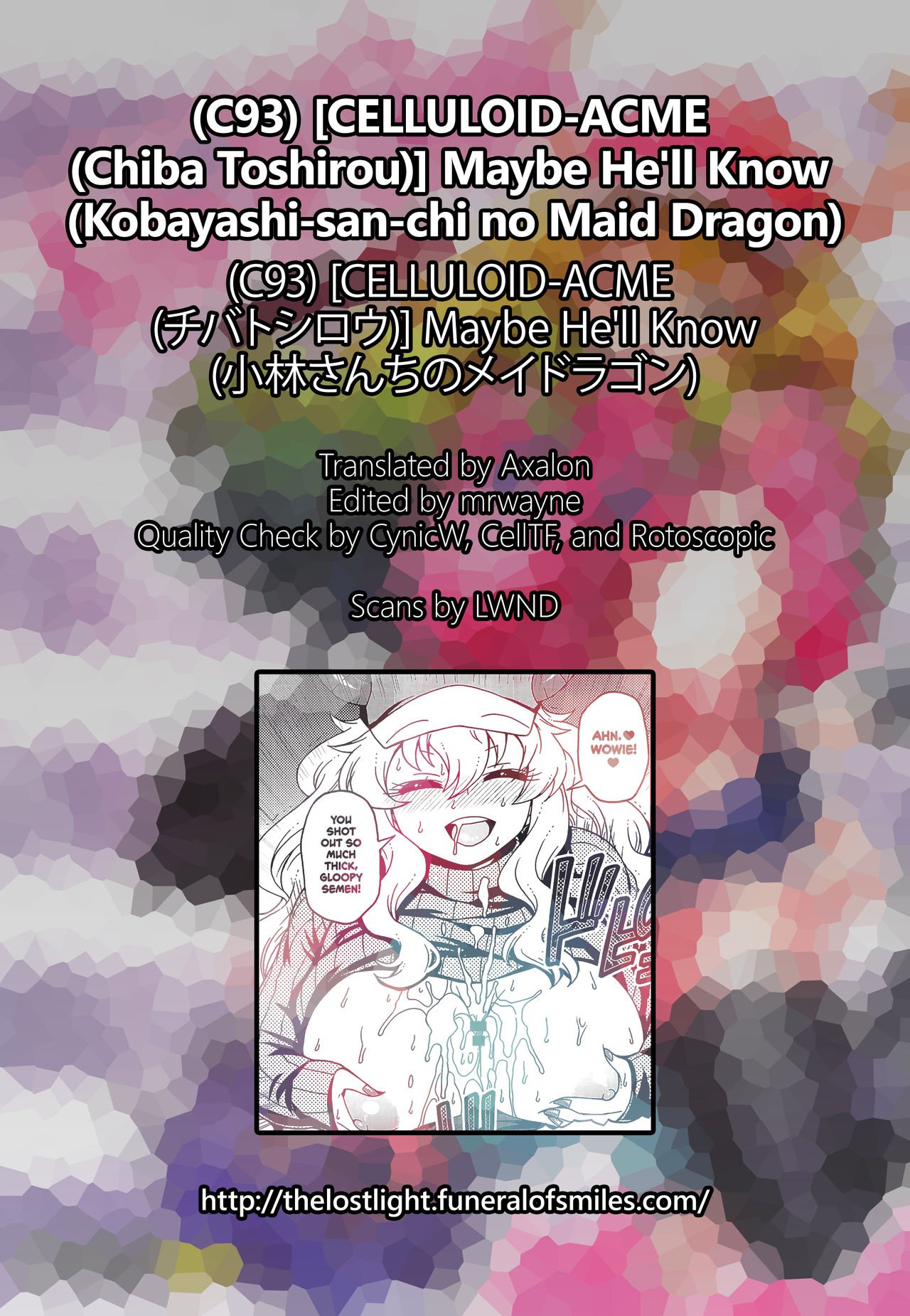 Maybe He’ll Know (Miss Kobayashi’s Dragon Maid) [Chiba Toshirou] - Chapter 1 — Page 27