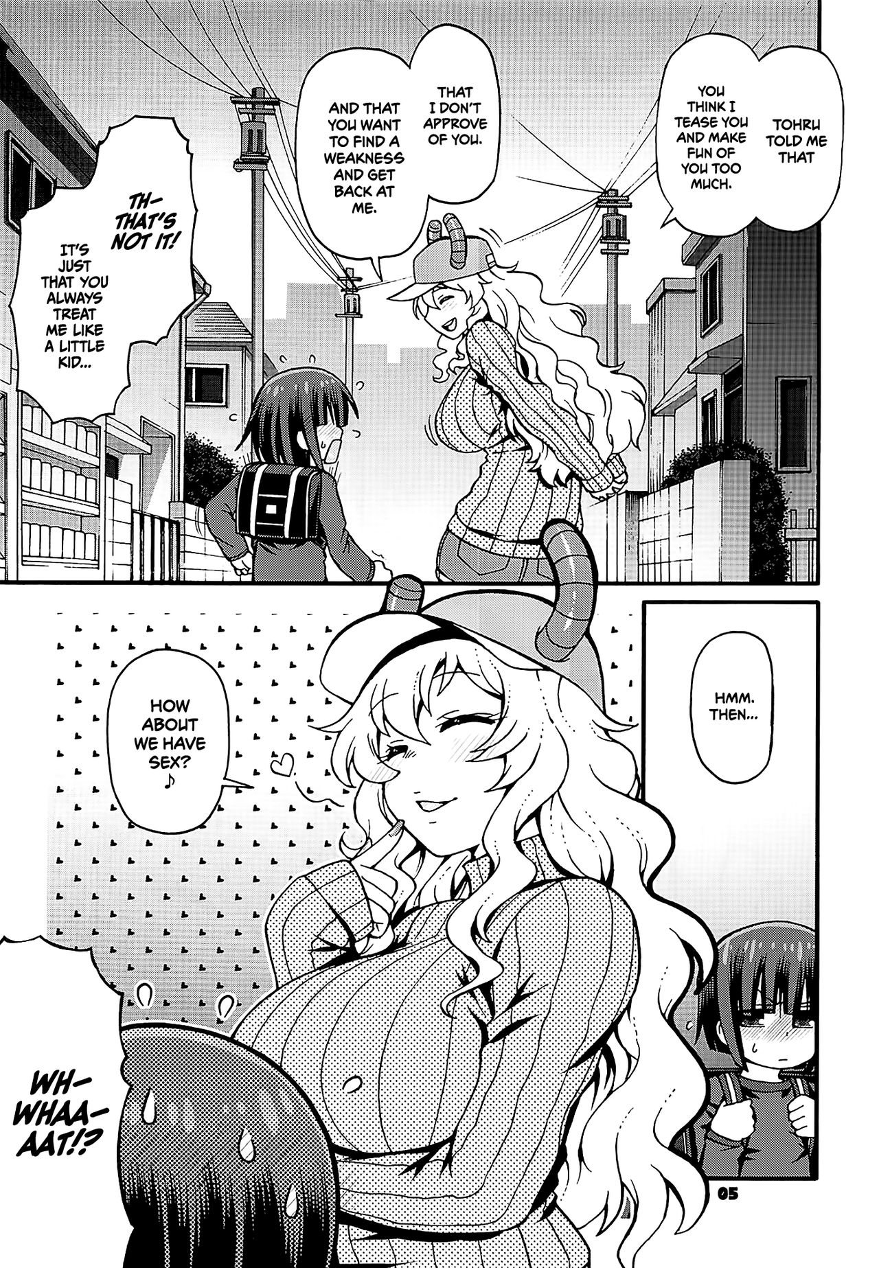 Maybe He’ll Know (Miss Kobayashi’s Dragon Maid) [Chiba Toshirou] - Chapter 1 — Page 4