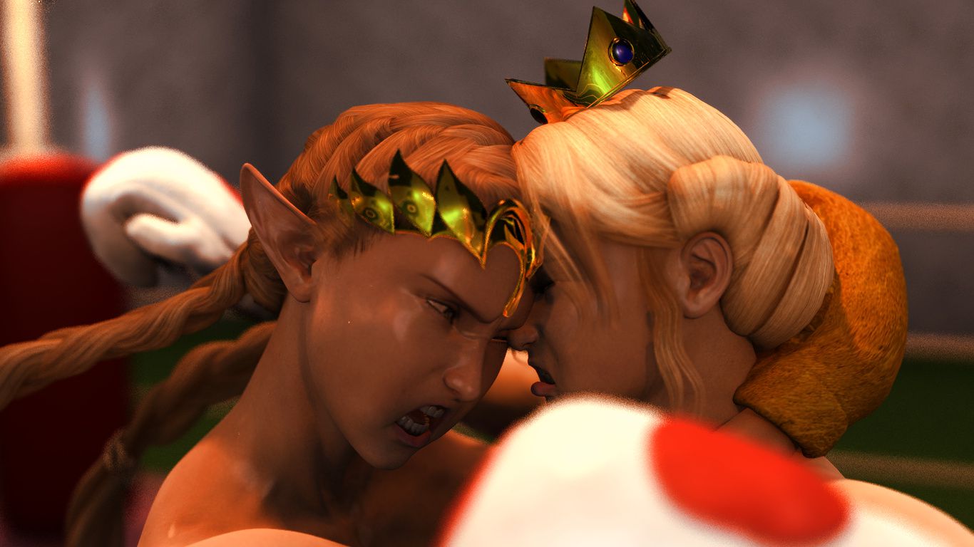 Foxy Boxing Princess Pound [SquarePeg3D] - Chapter 1.1 — Page 25