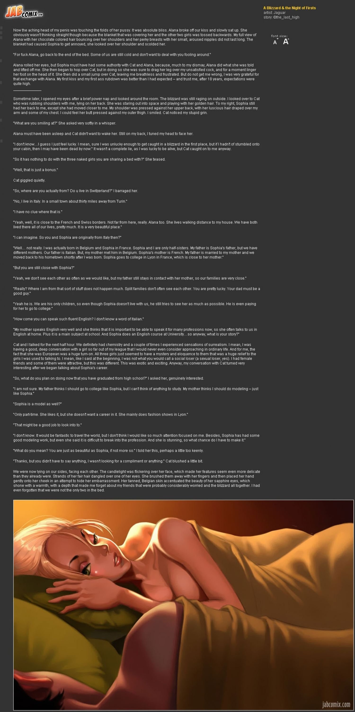 A Blizzard & The Night Of Firsts [JABComix] - Chapter 1 — Page 12