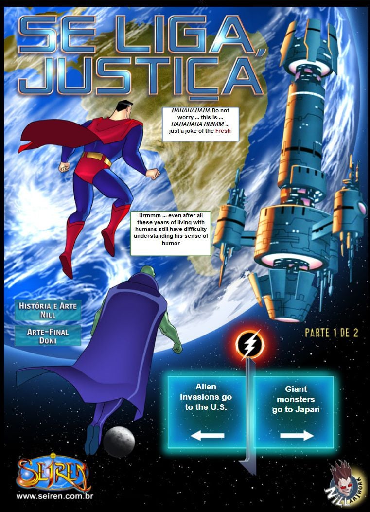 League It Up, Justice (Justice League) [Seiren] - Chapter 1.1 — Page 4