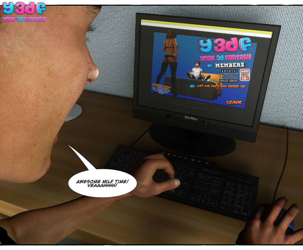 Something Is Bugging Me [Y3DF] - Chapter 1 — Page 14