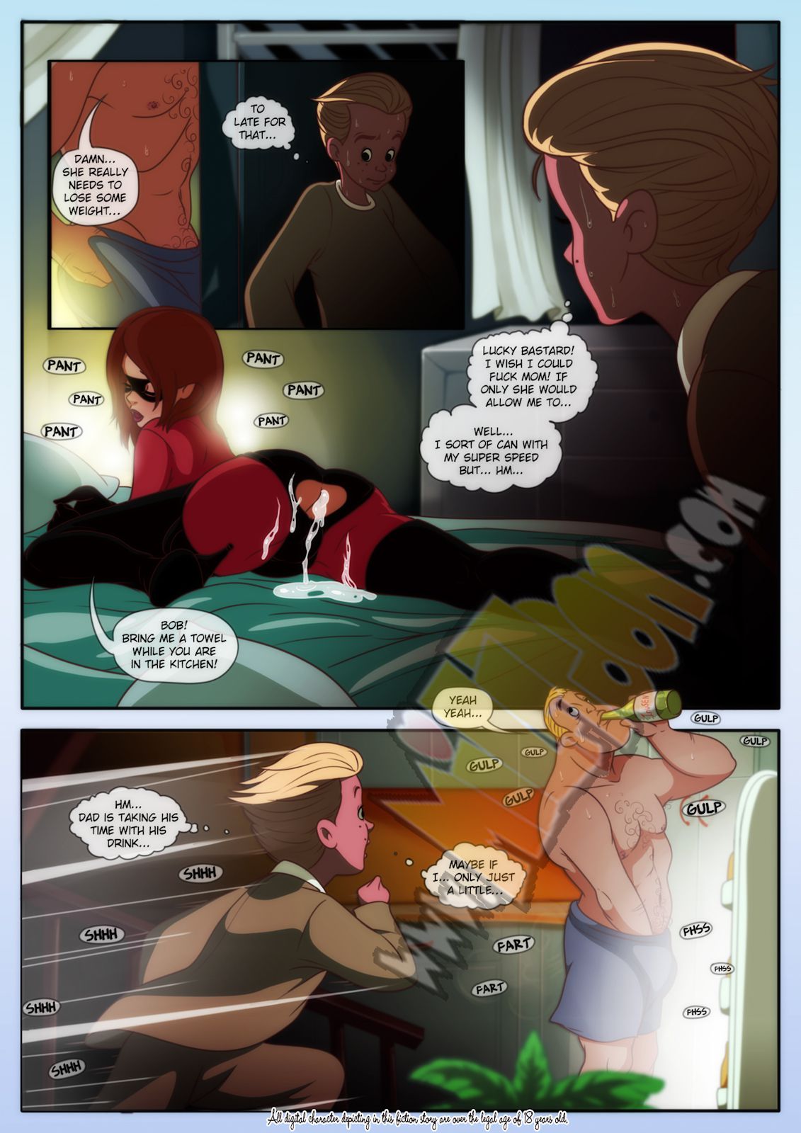 Elastic MILF (The Incredibles) [MILFToon] - Chapter 1 — Page 6
