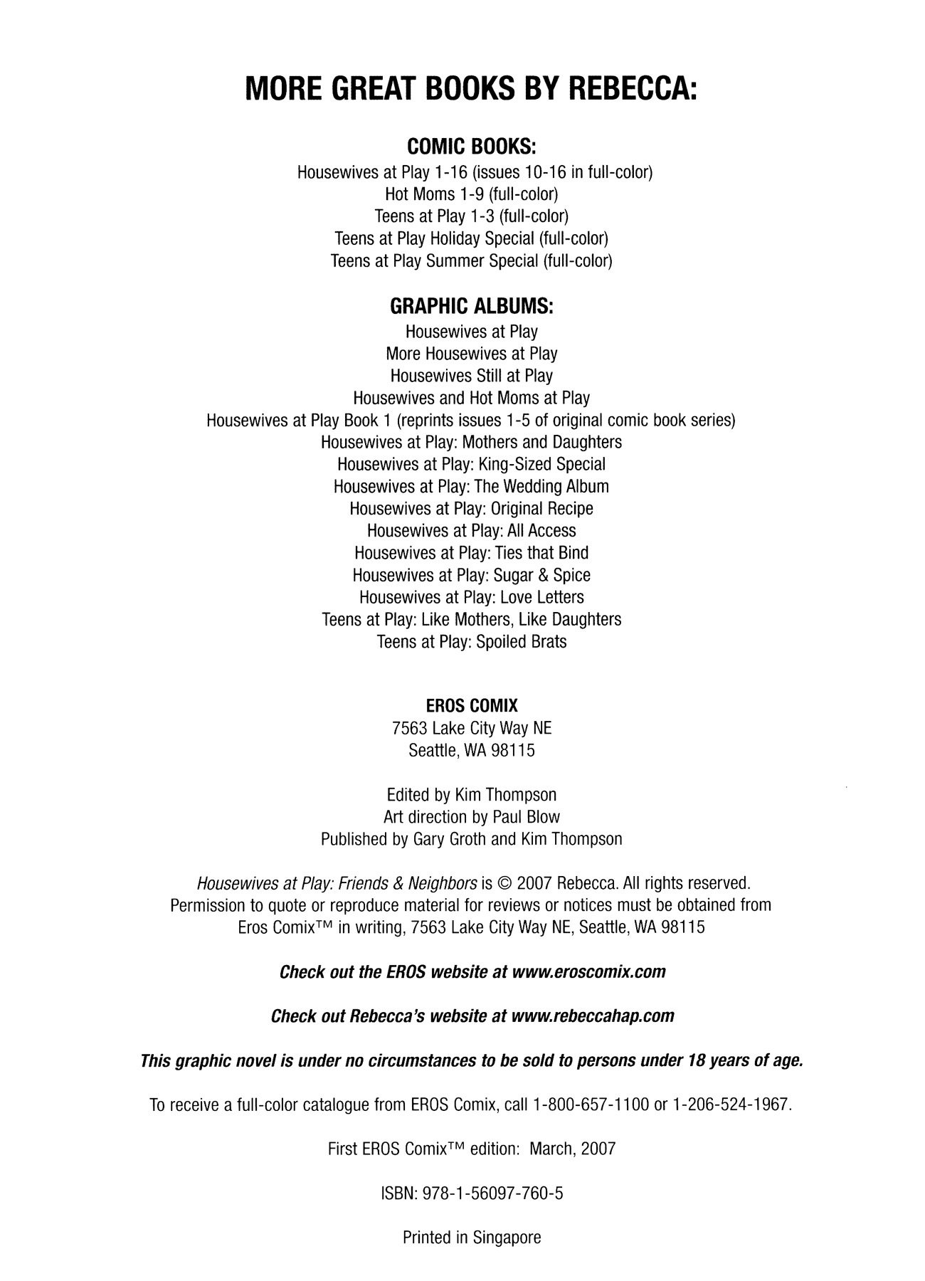 Housewives At Play – Galleries [Rebecca] - Chapter 5 — Page 4