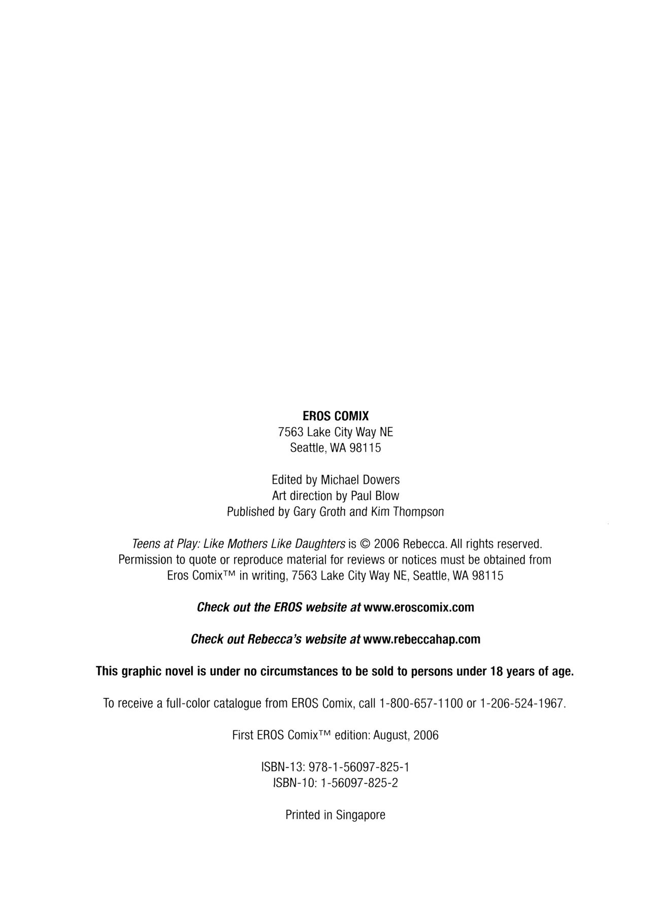 Teens At Play [Rebecca] - Chapter 0.1 — Page 4