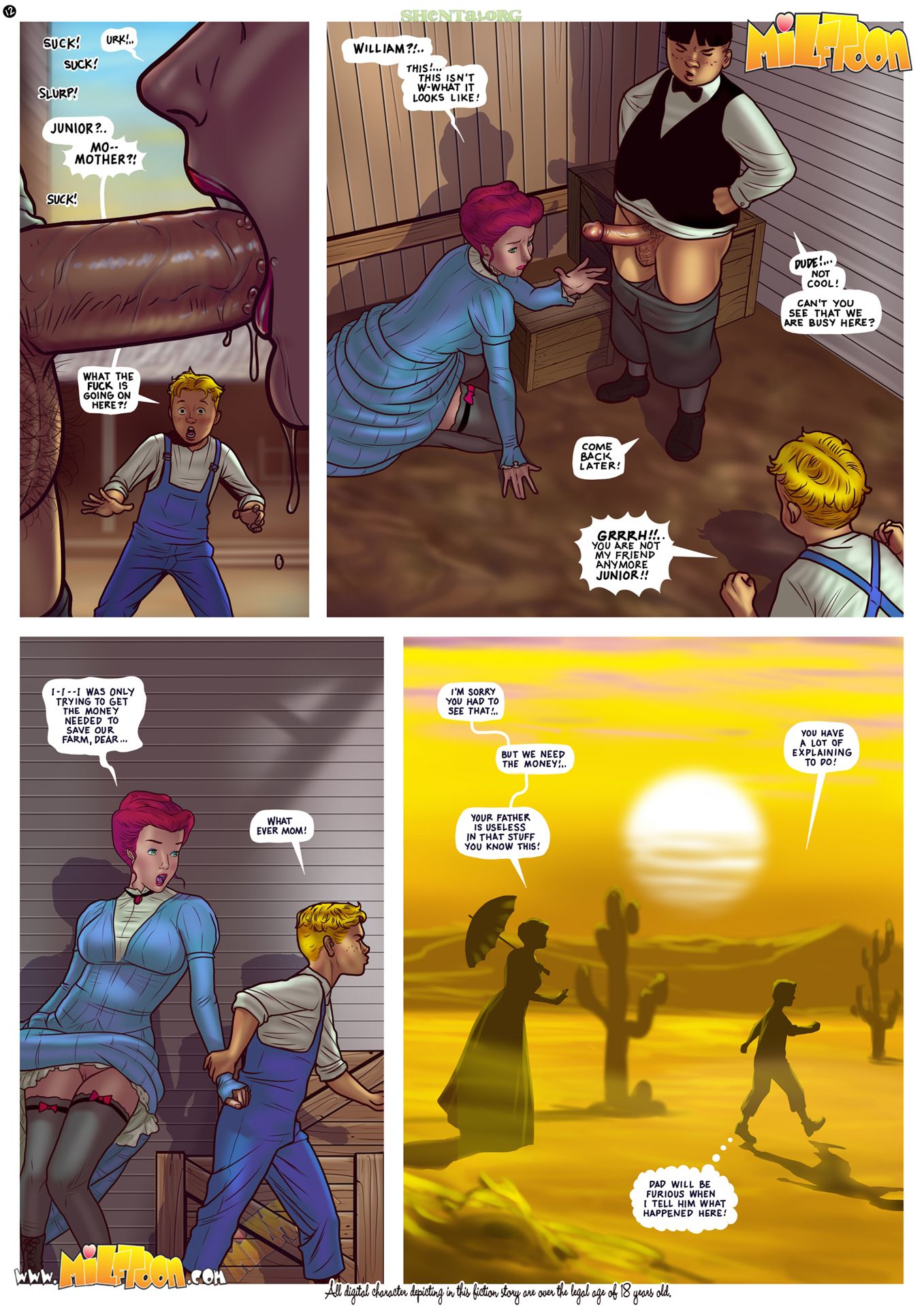 Fuck Fuck West [MILFToon] - Chapter 1 — Page 13