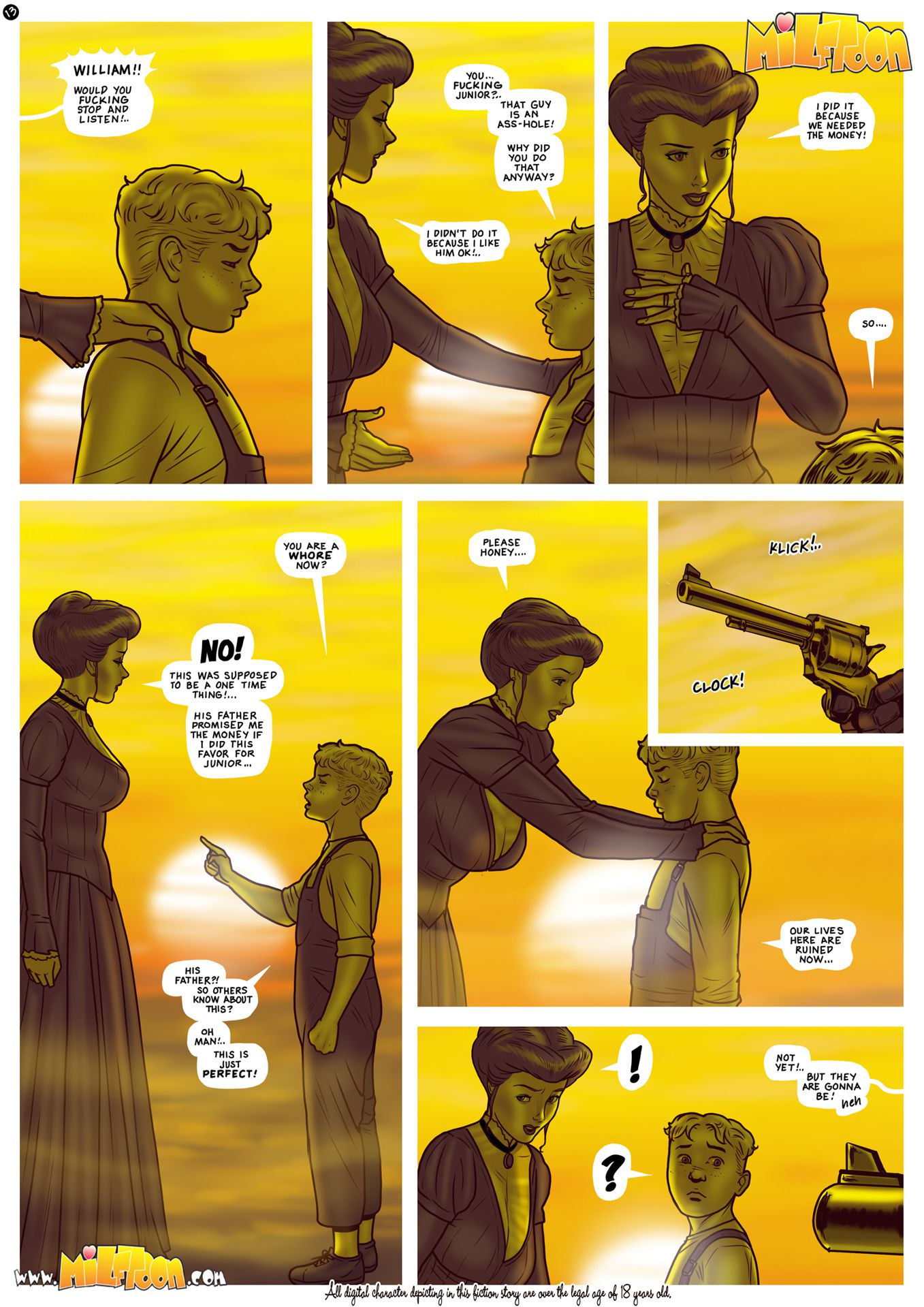 Fuck Fuck West [MILFToon] - Chapter 1 — Page 14