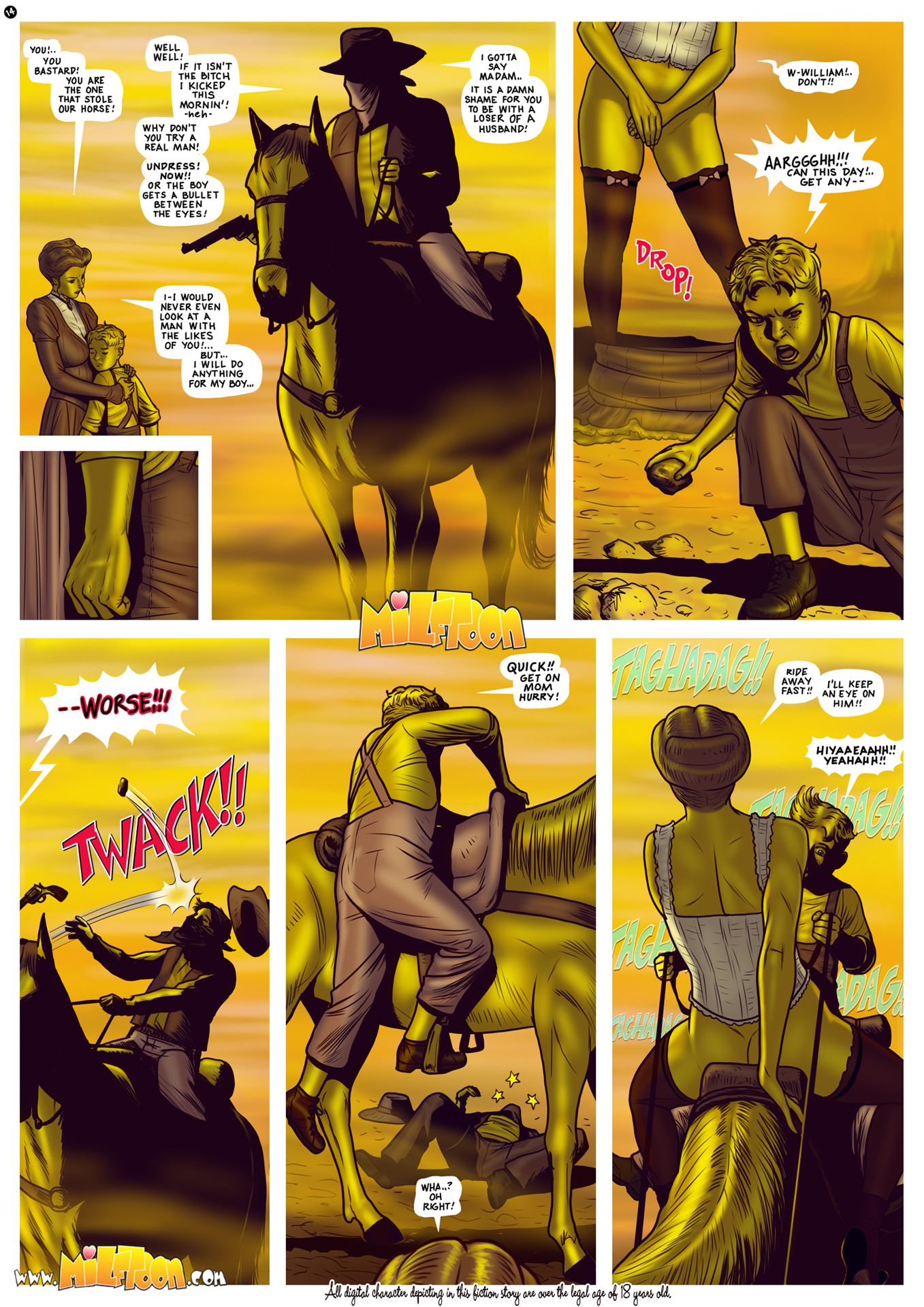 Fuck Fuck West [MILFToon] - Chapter 1 — Page 15