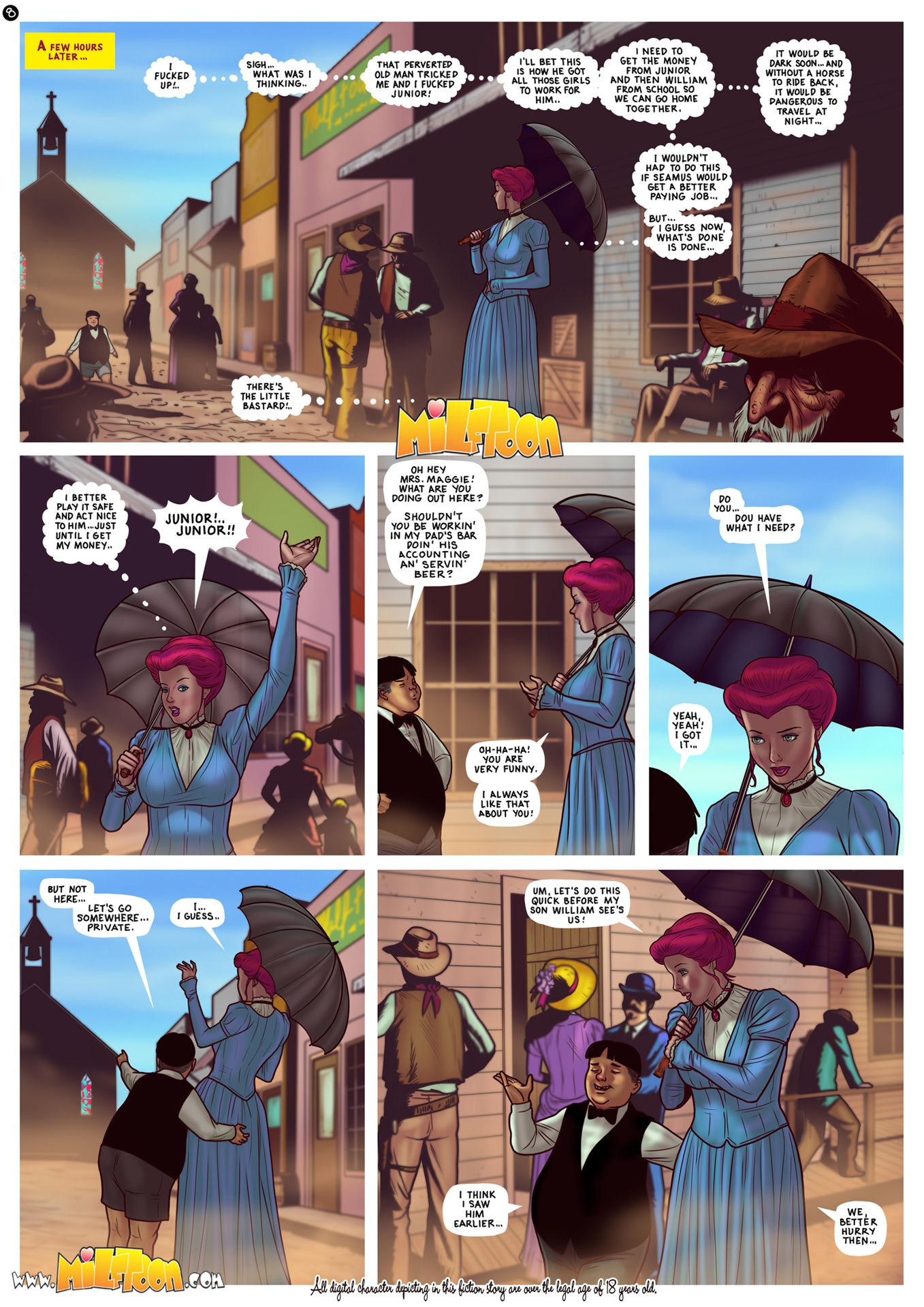 Fuck Fuck West [MILFToon] - Chapter 1 — Page 9