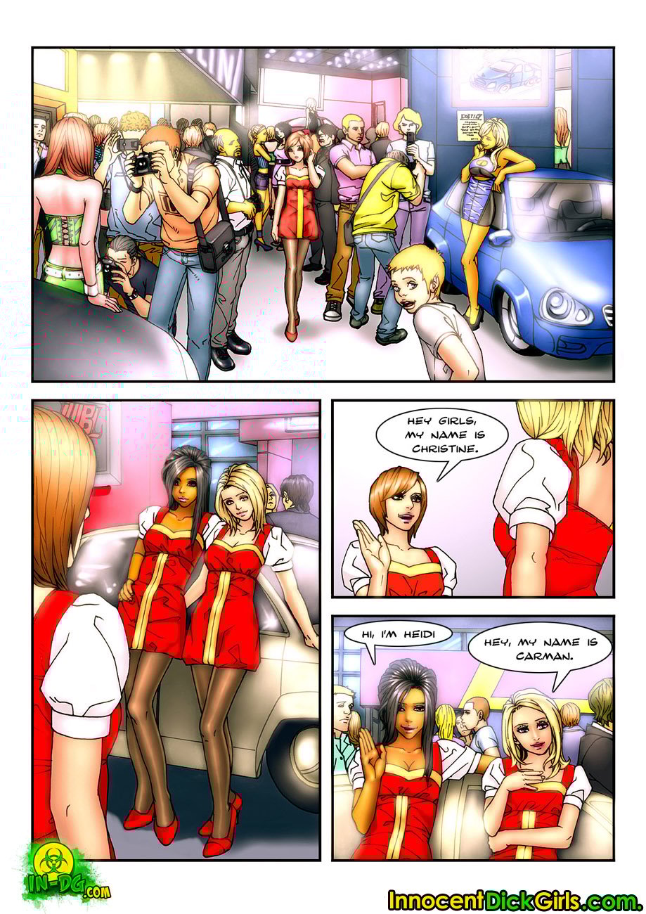Car Show – Christine [InnocentDickGirls] - Chapter 1 — Page 4