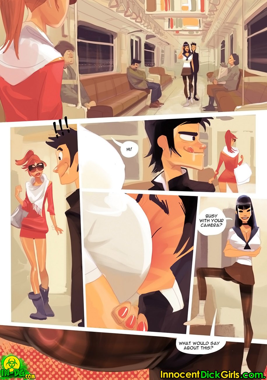 Filming In Shinjuku – Natsumi [InnocentDickGirls] - Chapter 1 — Page 4