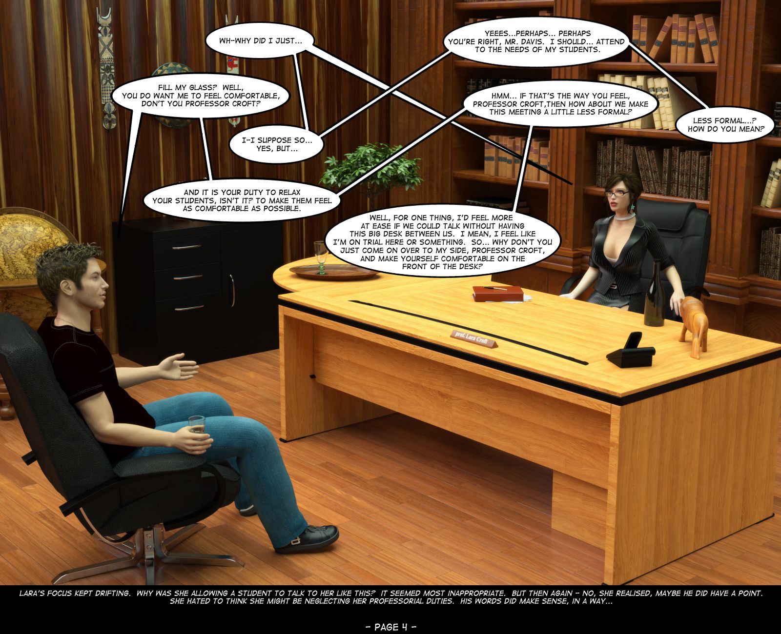 Professor Croft And The Eye Of Metate (Tomb Raider) [DeTomasso] - Chapter 1 — Page 5