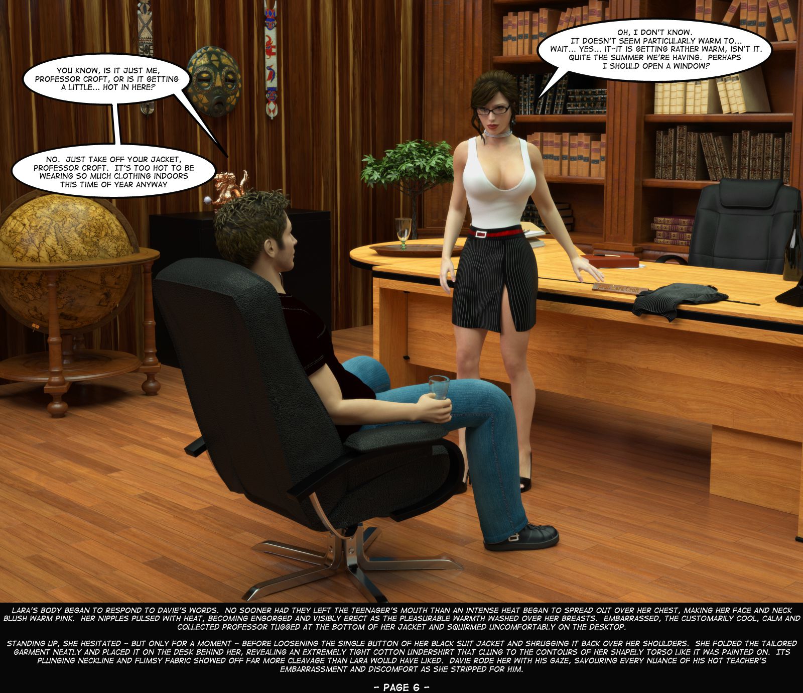 Professor Croft And The Eye Of Metate (Tomb Raider) [DeTomasso] - Chapter 1 — Page 7