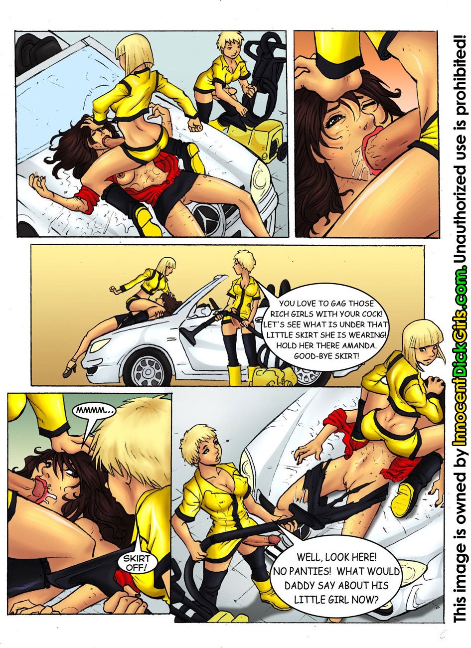 The Car Wash – Amanda, Nicole [InnocentDickGirls] - Chapter 1 — Page 7