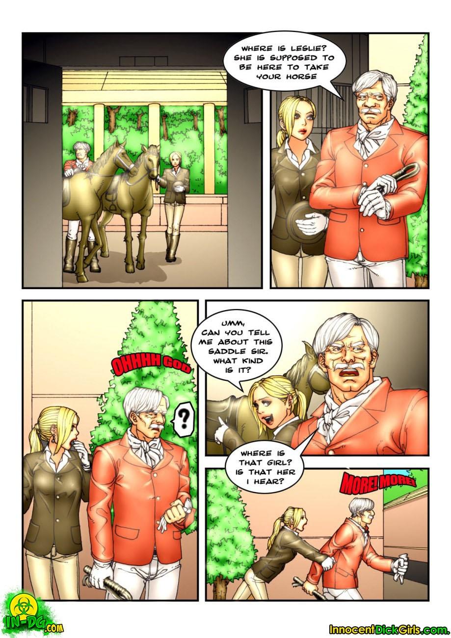 The Riding Lessons – Christine [InnocentDickGirls] - Chapter 1 — Page 10