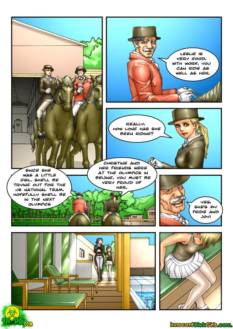 The Riding Lessons – Christine [InnocentDickGirls] - Chapter 1 — Page 4