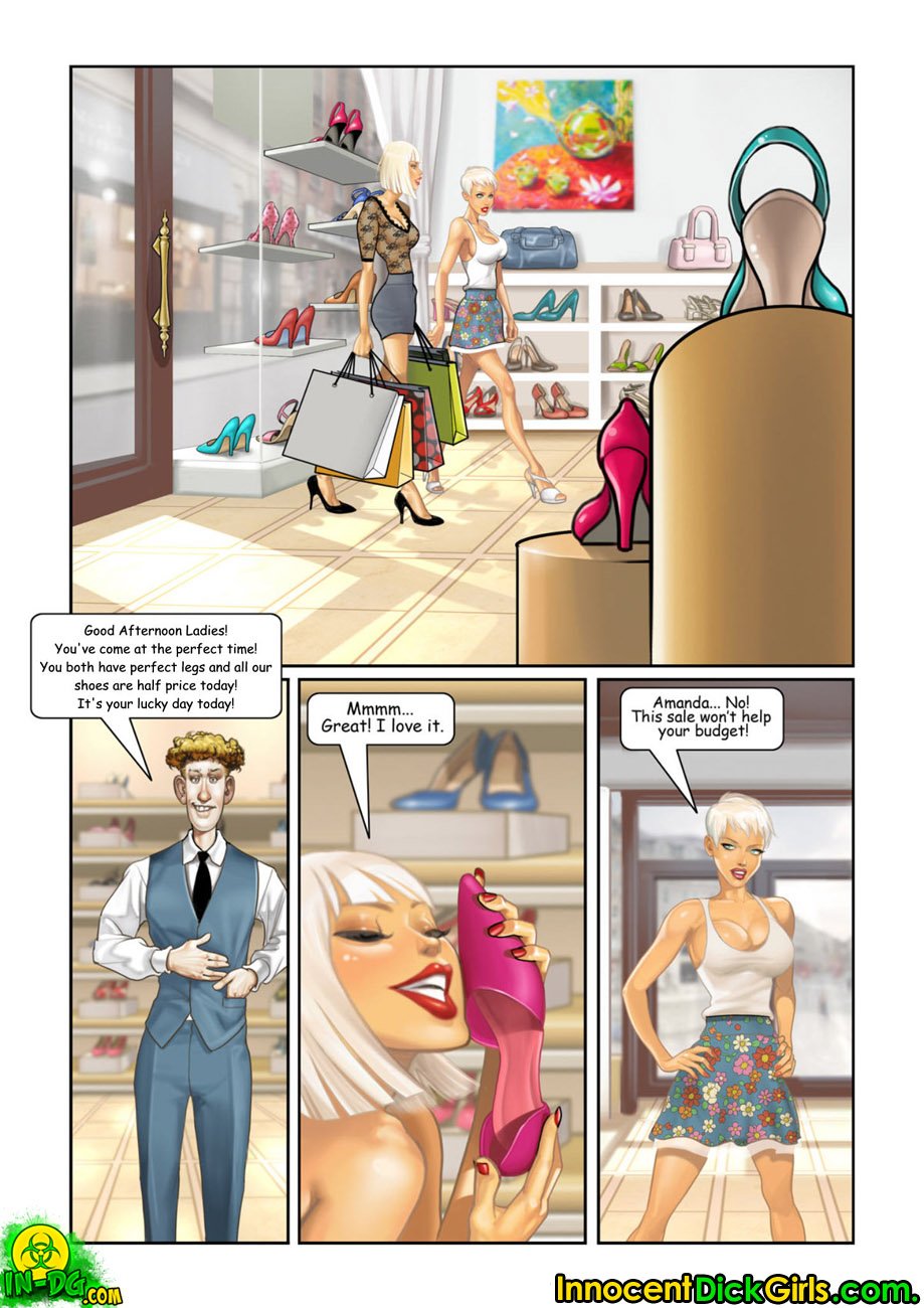 The Shopaholic – Amanda, Nicole [InnocentDickGirls] - Chapter 1 — Page 4