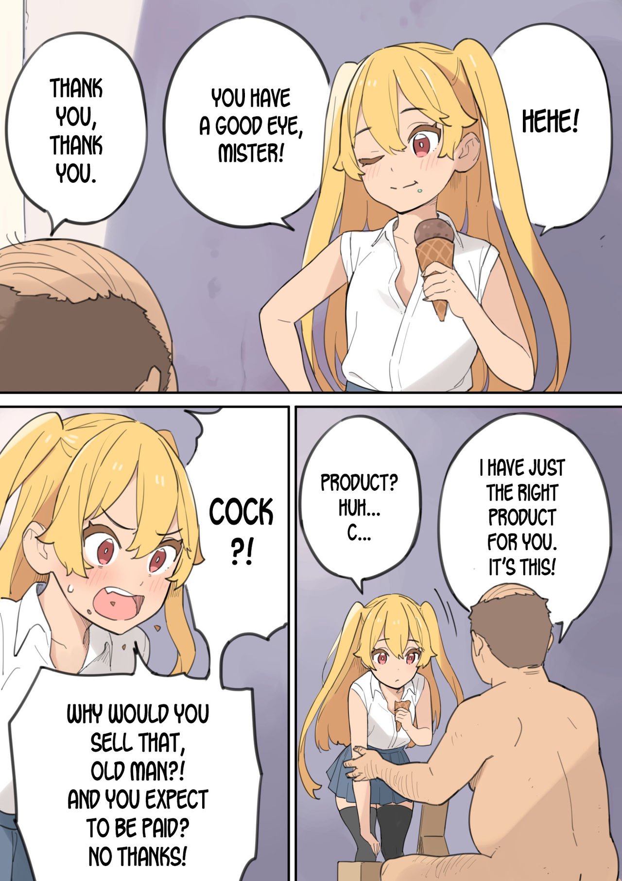 The Cock-Selling Middle Aged Man [Irotenya] - Chapter 1 — Page 20