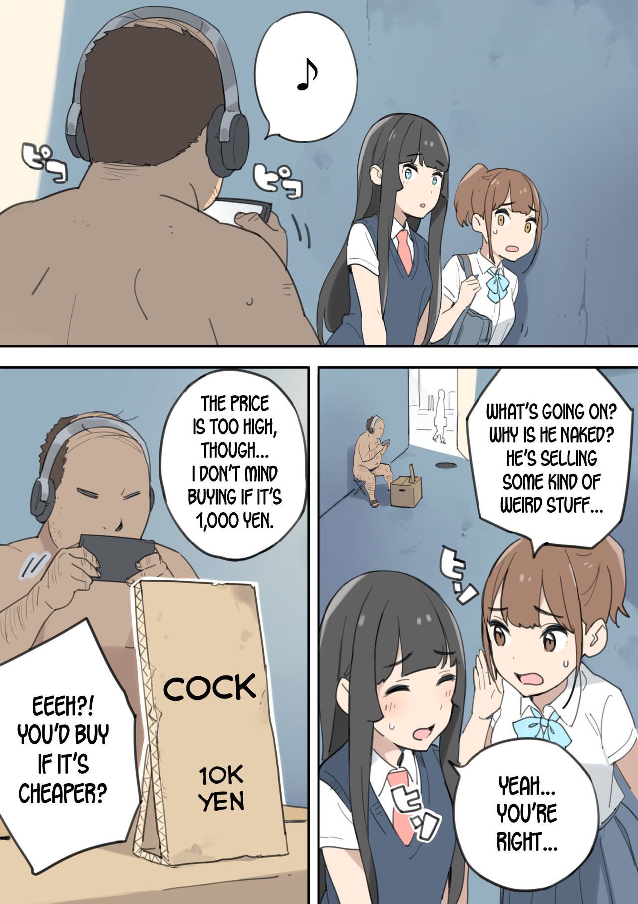 The Cock-Selling Middle Aged Man [Irotenya] - Chapter 1 — Page 4