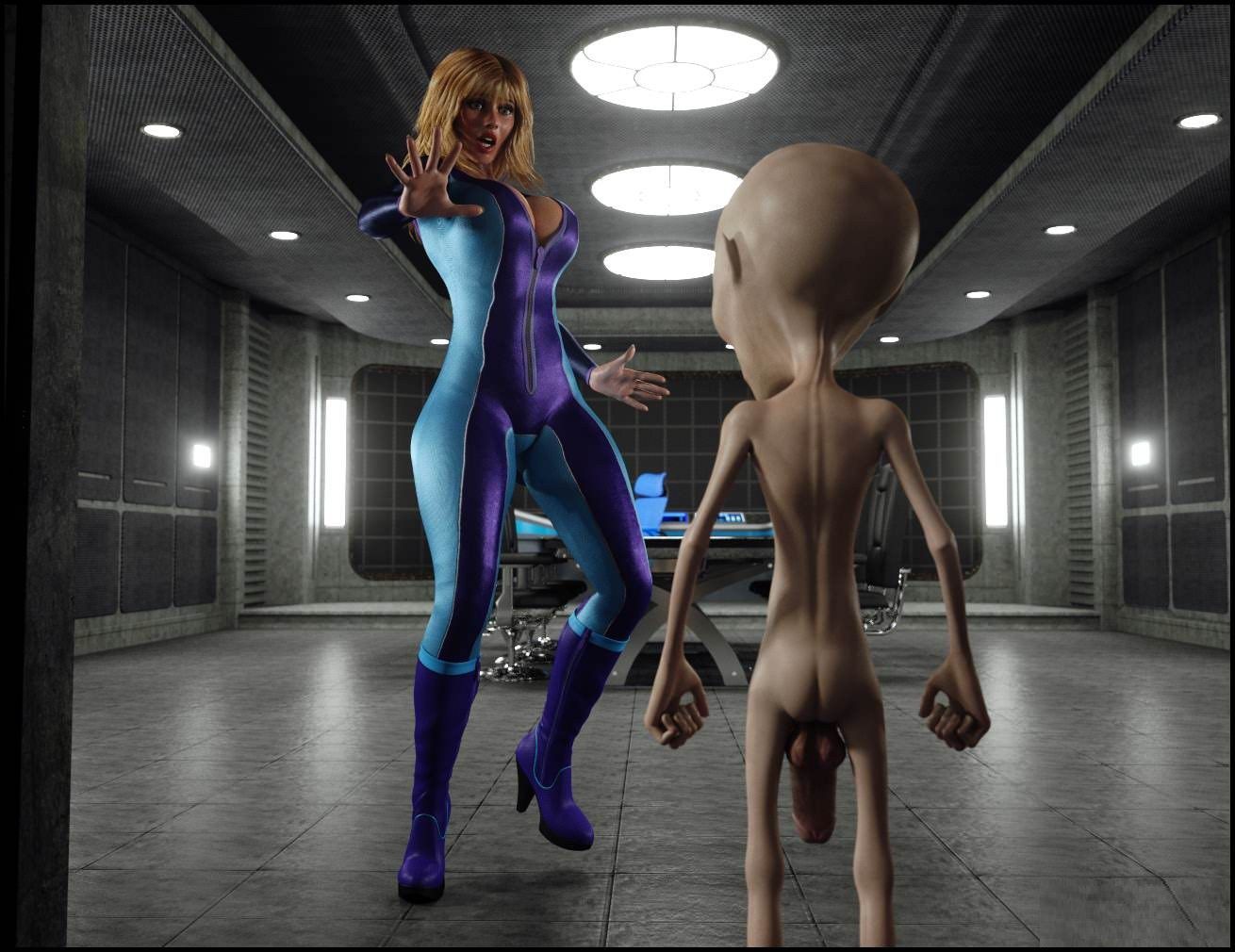 Alien Attack – Skyla + Alien [Blackadder] - Chapter 1 — Page 4