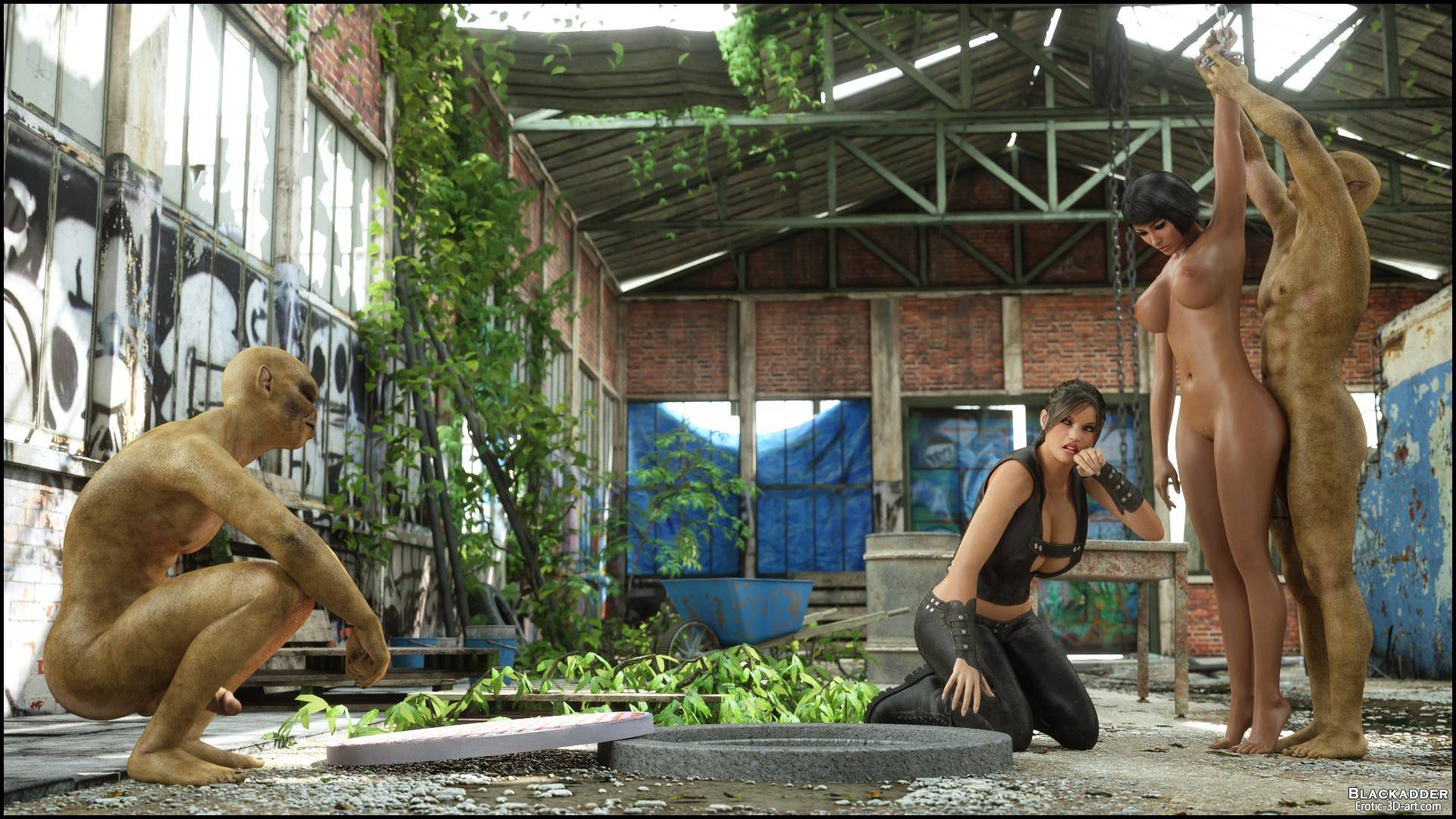 Below The City – Gisela, Skyla, Tia [Blackadder] - Chapter 1 — Page 25