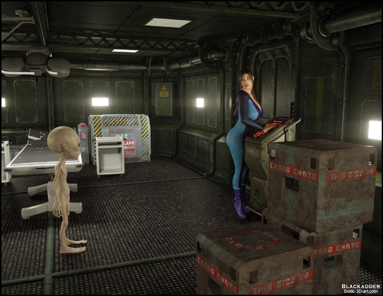 It’s Probing Time – Gisela, Alien [Blackadder] - Chapter 1 — Page 21