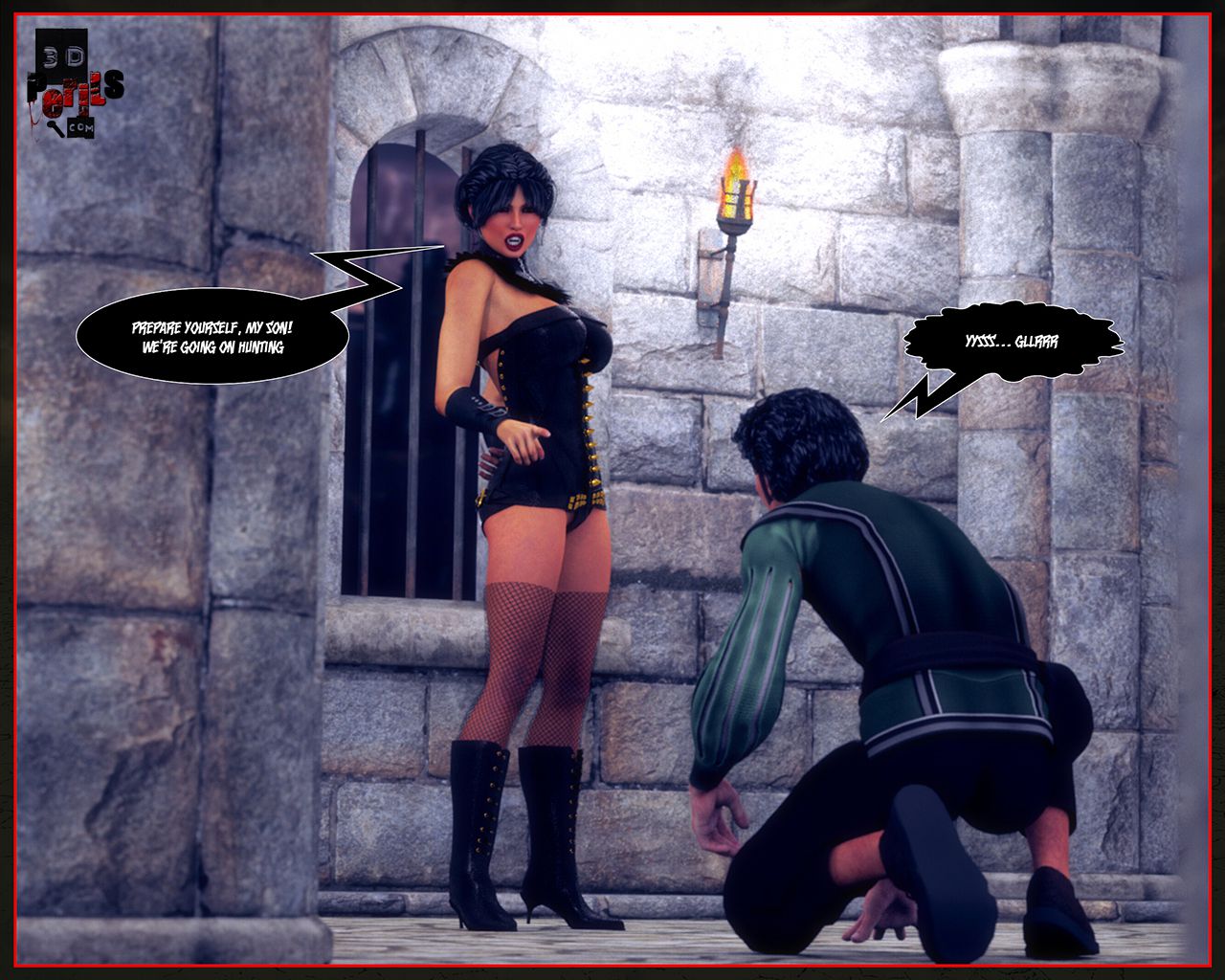 The Legend Of Alucardia [3D Perils] - Chapter 1 — Page 8