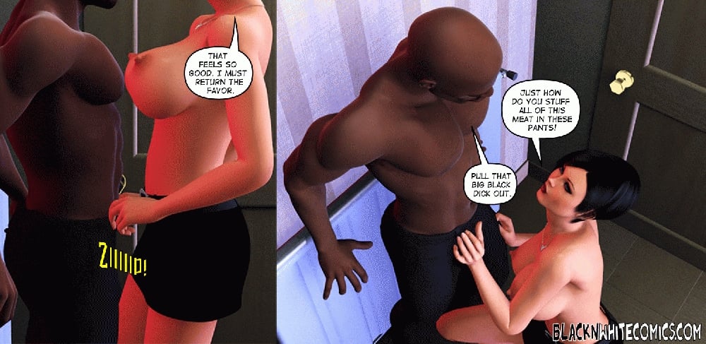 Busty Detective [BlackonWhite3D] - Chapter 1 — Page 34